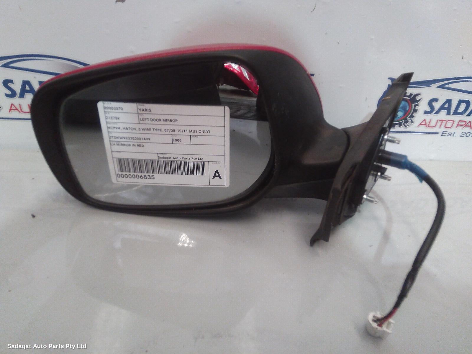 Toyota Yaris Left Door Mirror
