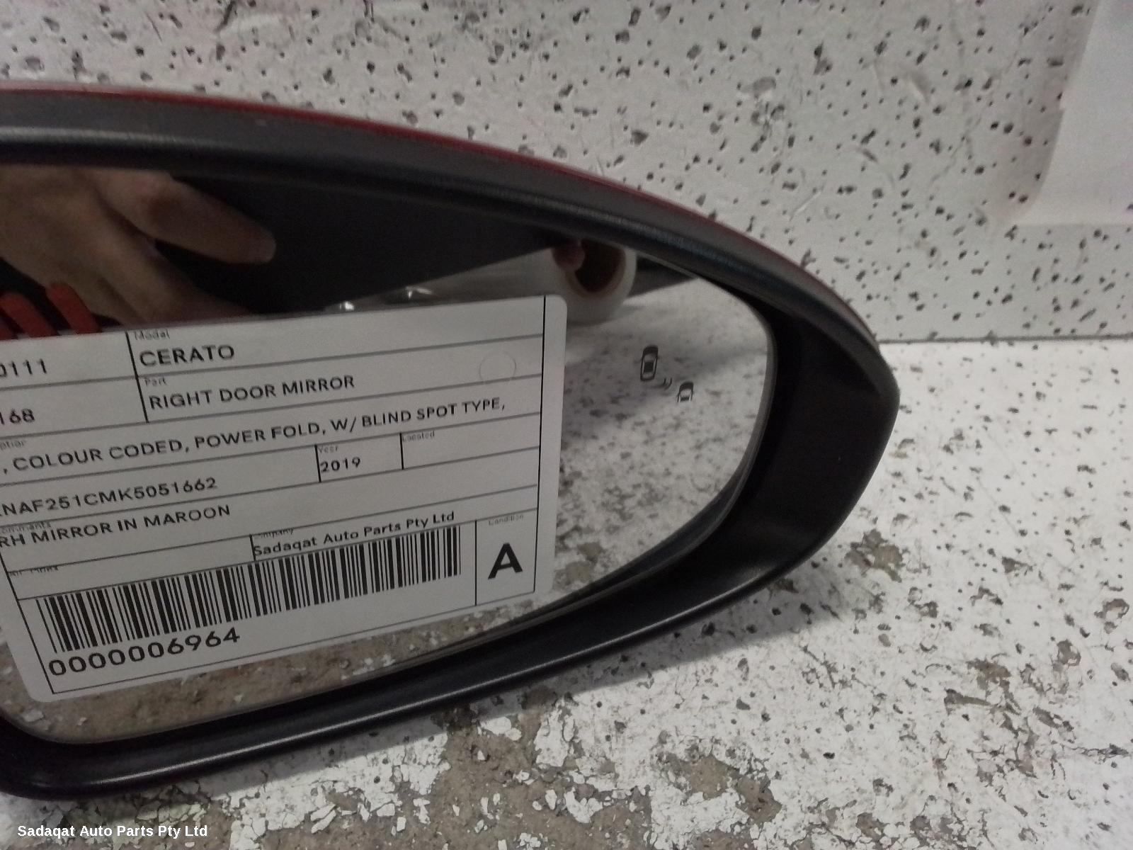 Kia Cerato Right Door Mirror