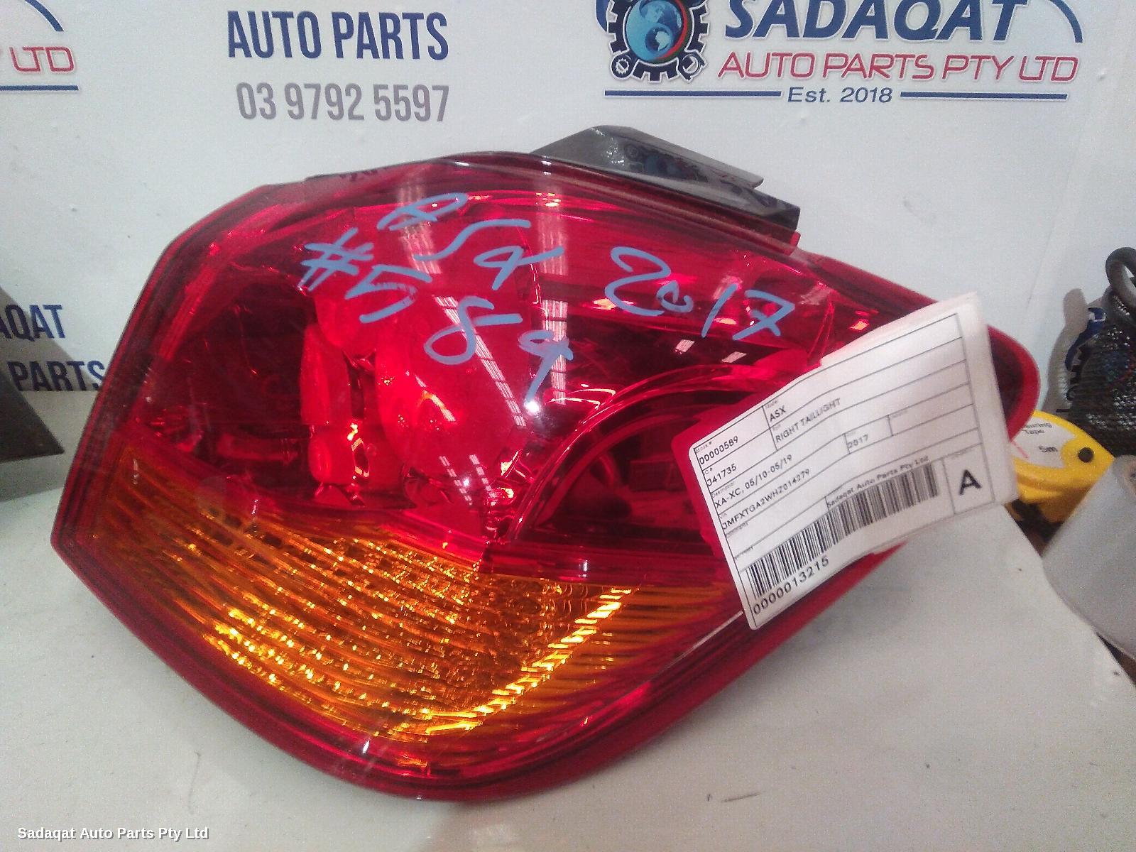 Mitsubishi Asx Right Taillight