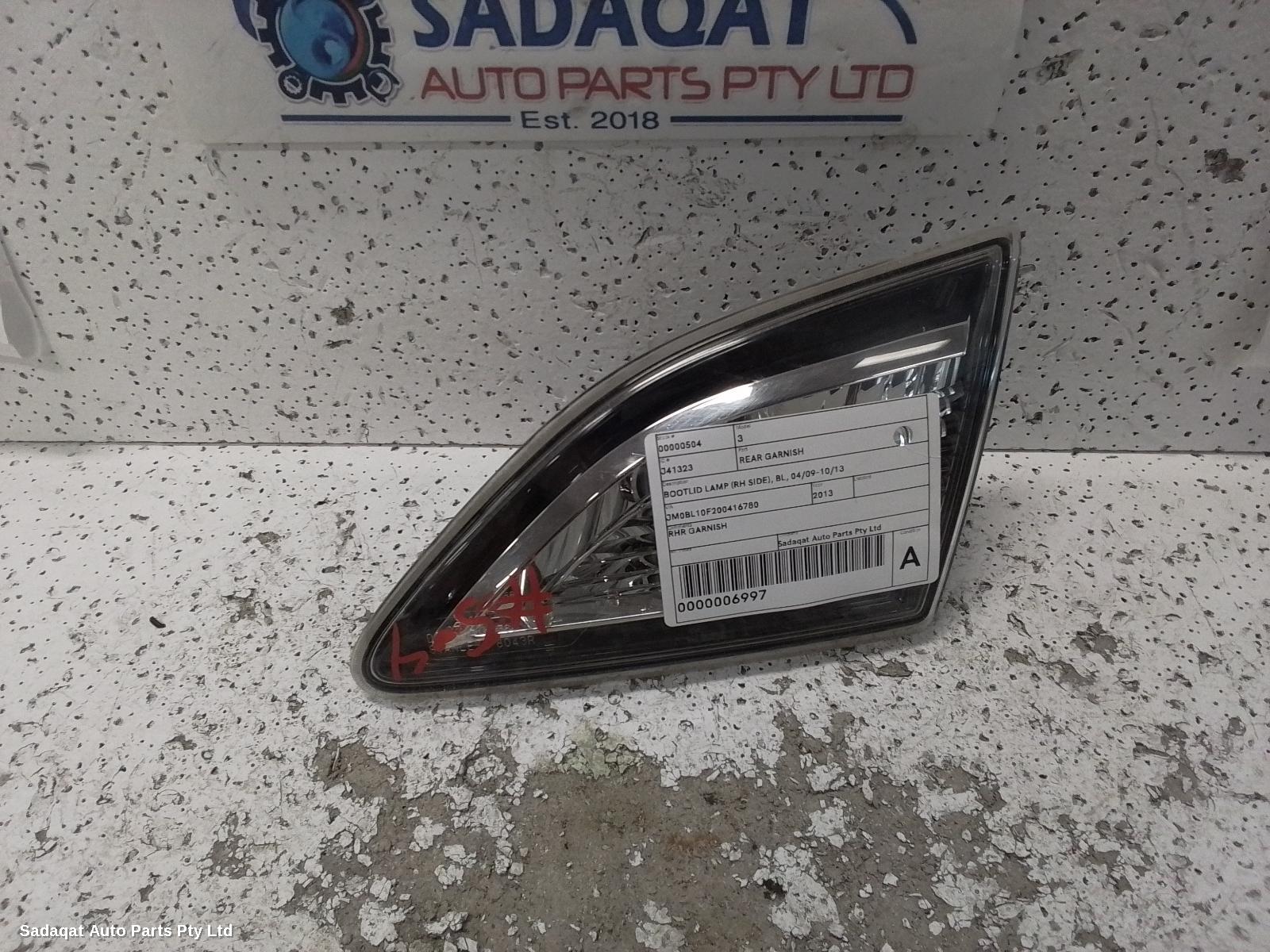 Mazda 3 Rear Garnish