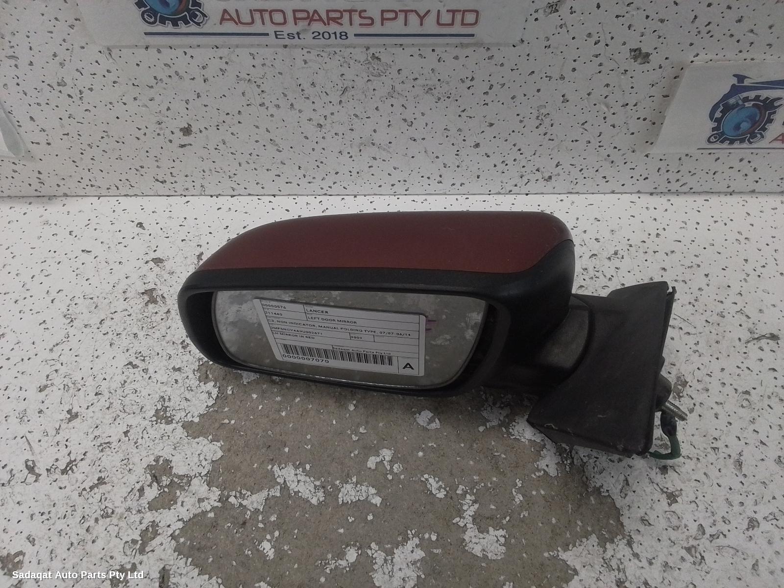 Mitsubishi Lancer Left Door Mirror