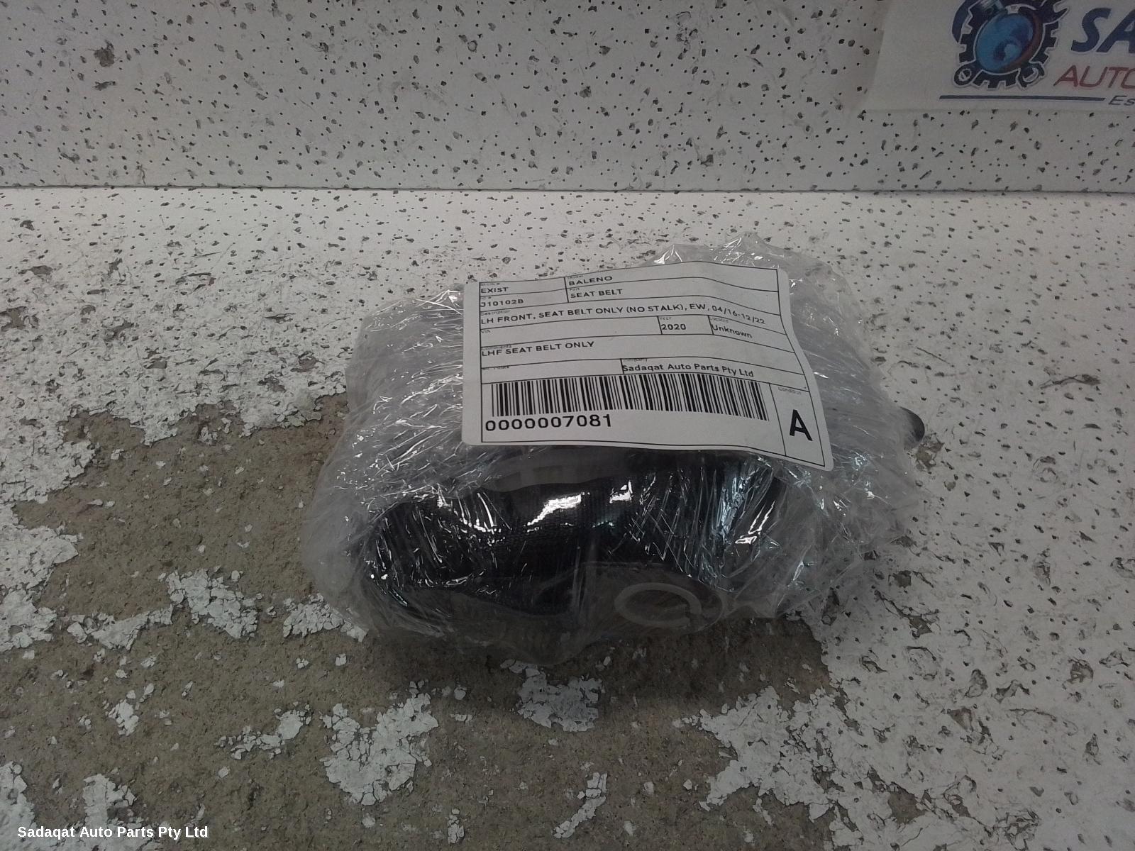 Suzuki Baleno Seatbelt/stalk