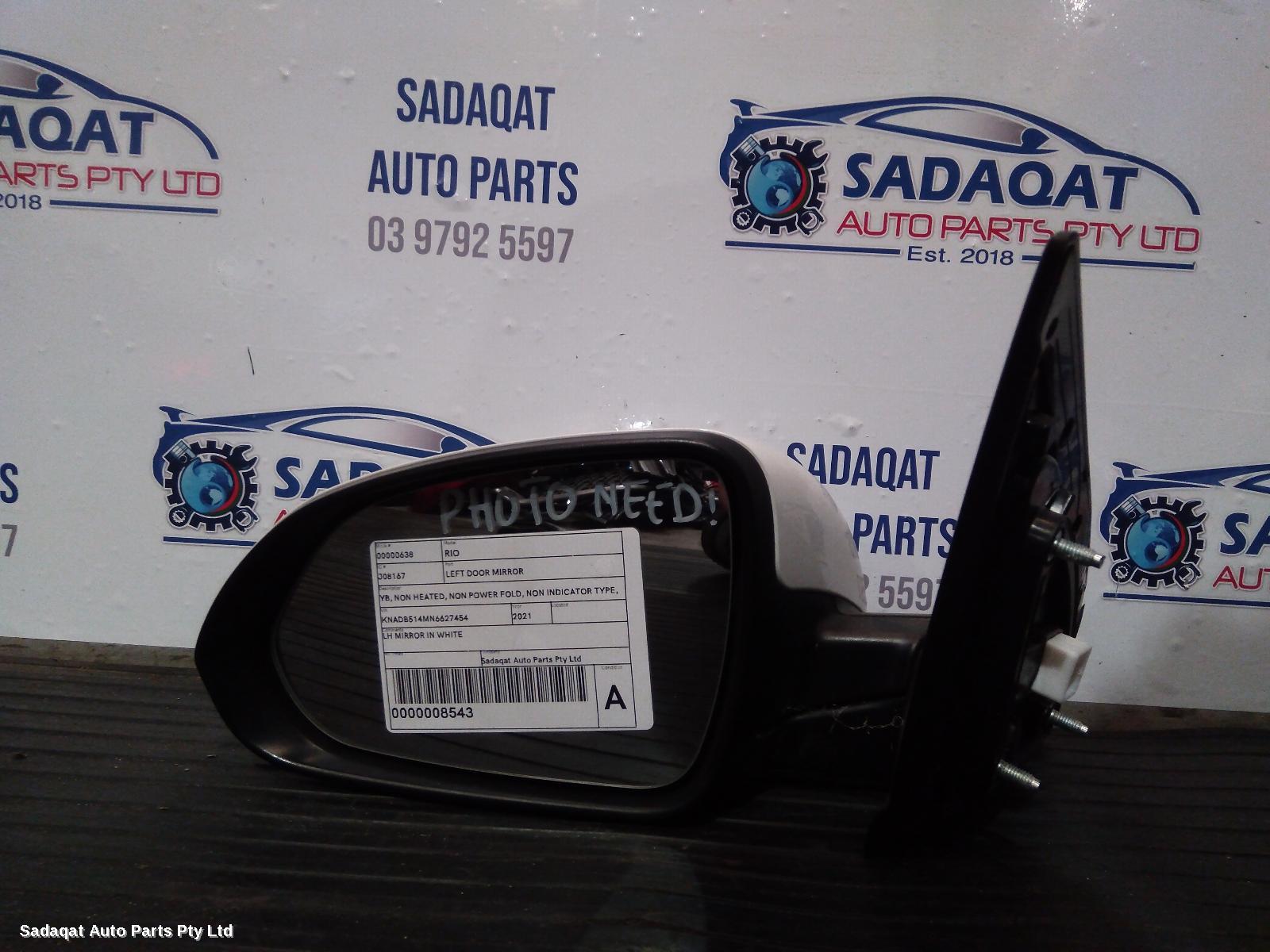 Kia Rio Left Door Mirror