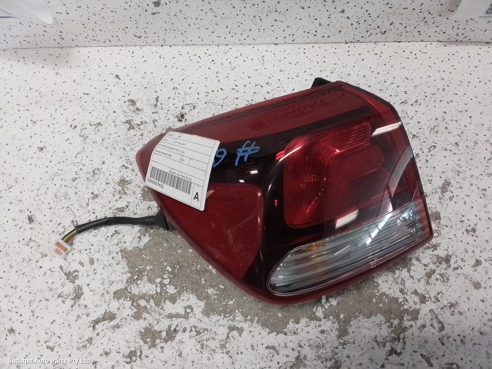 Kia Rio Left Taillight