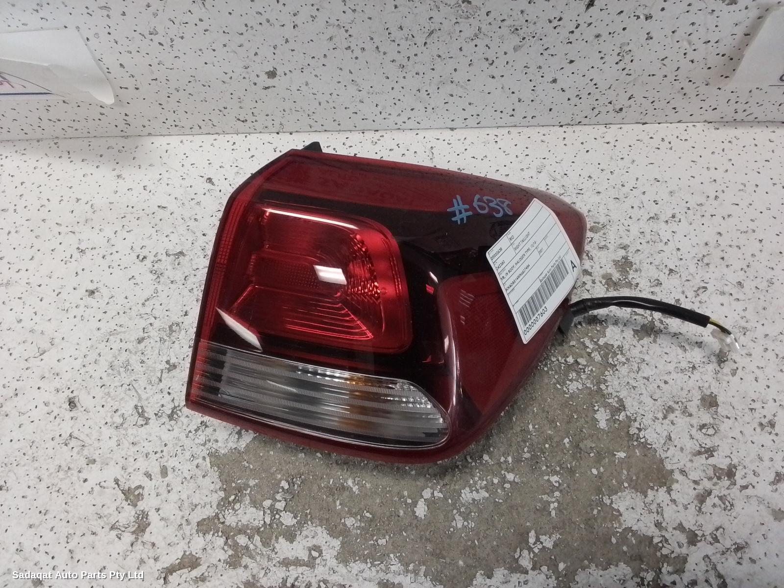 Kia Rio Right Taillight