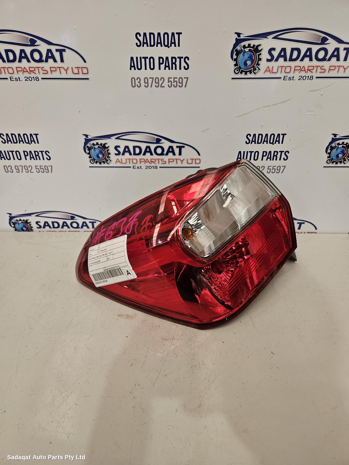 Subaru Xv Left Taillight