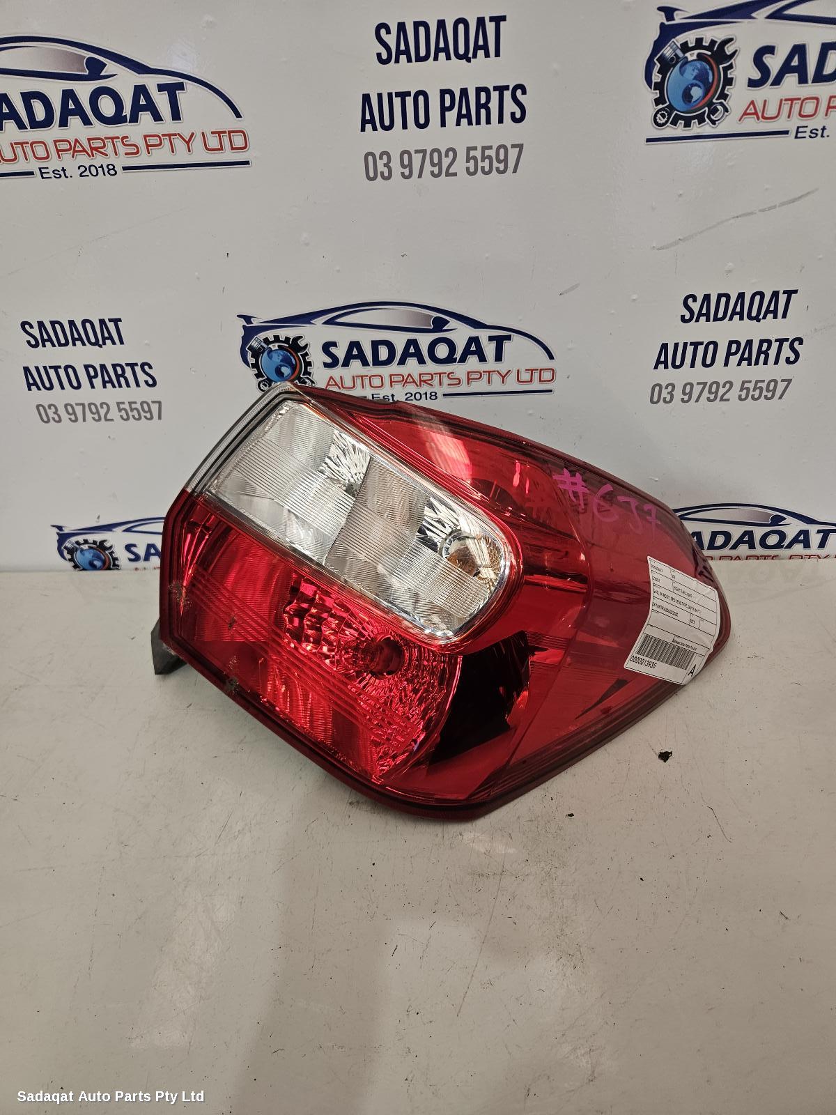 Subaru Xv Right Taillight