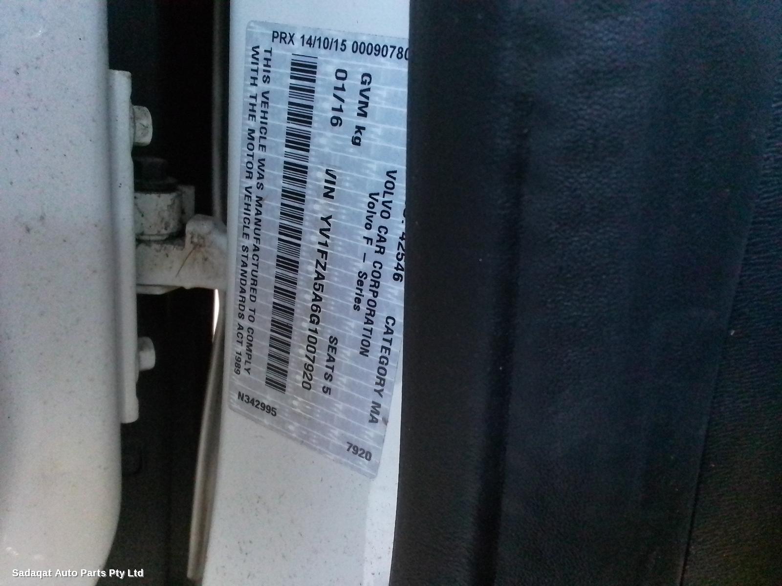 Volvo S60/v60 Front Seat