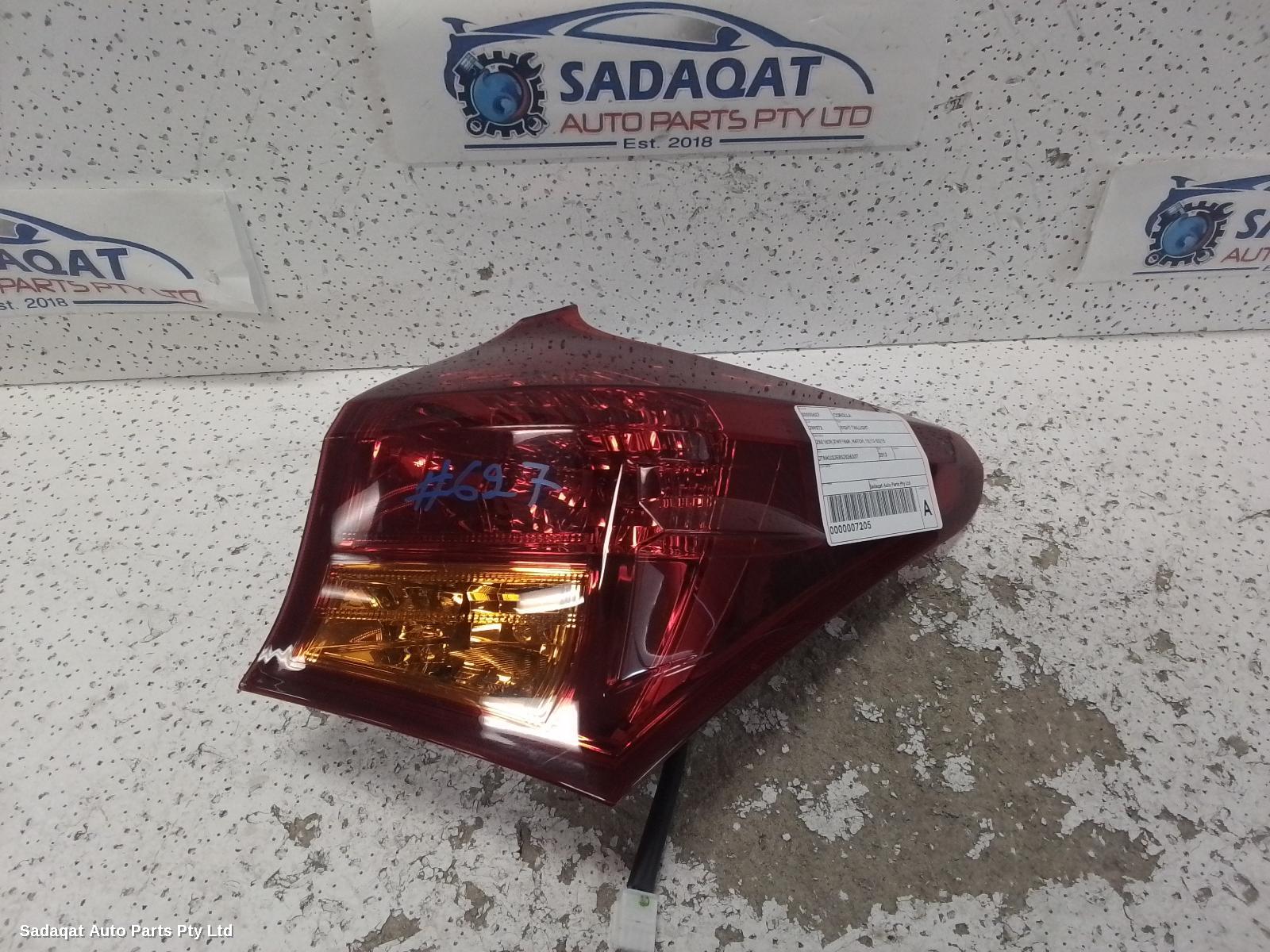 Toyota Corolla Right Taillight