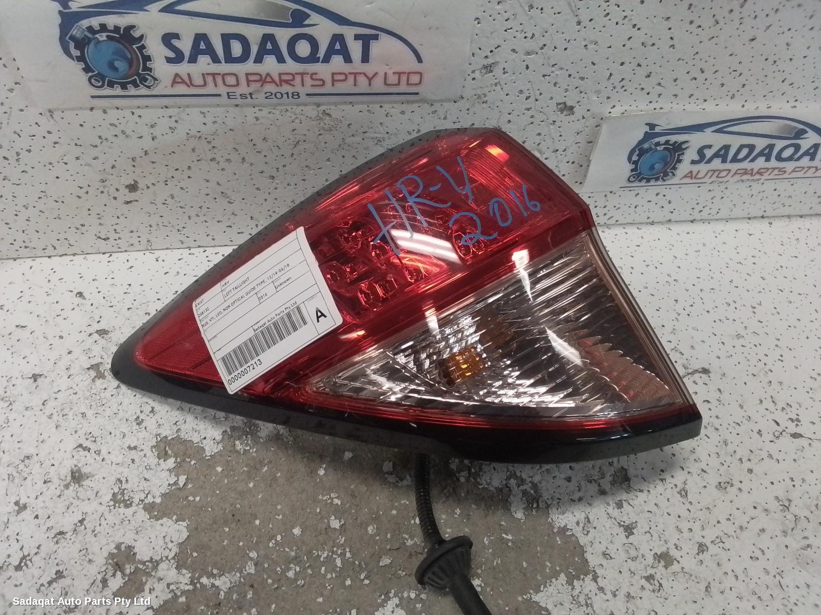 Honda Hrv Left Taillight