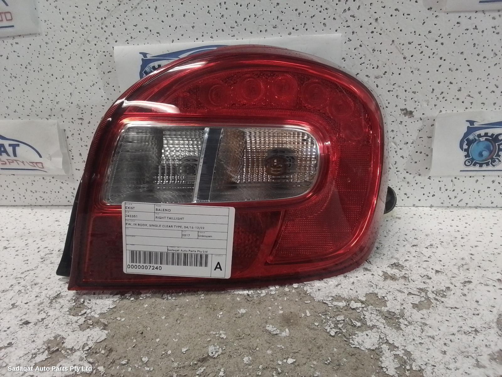 Suzuki Baleno Right Taillight