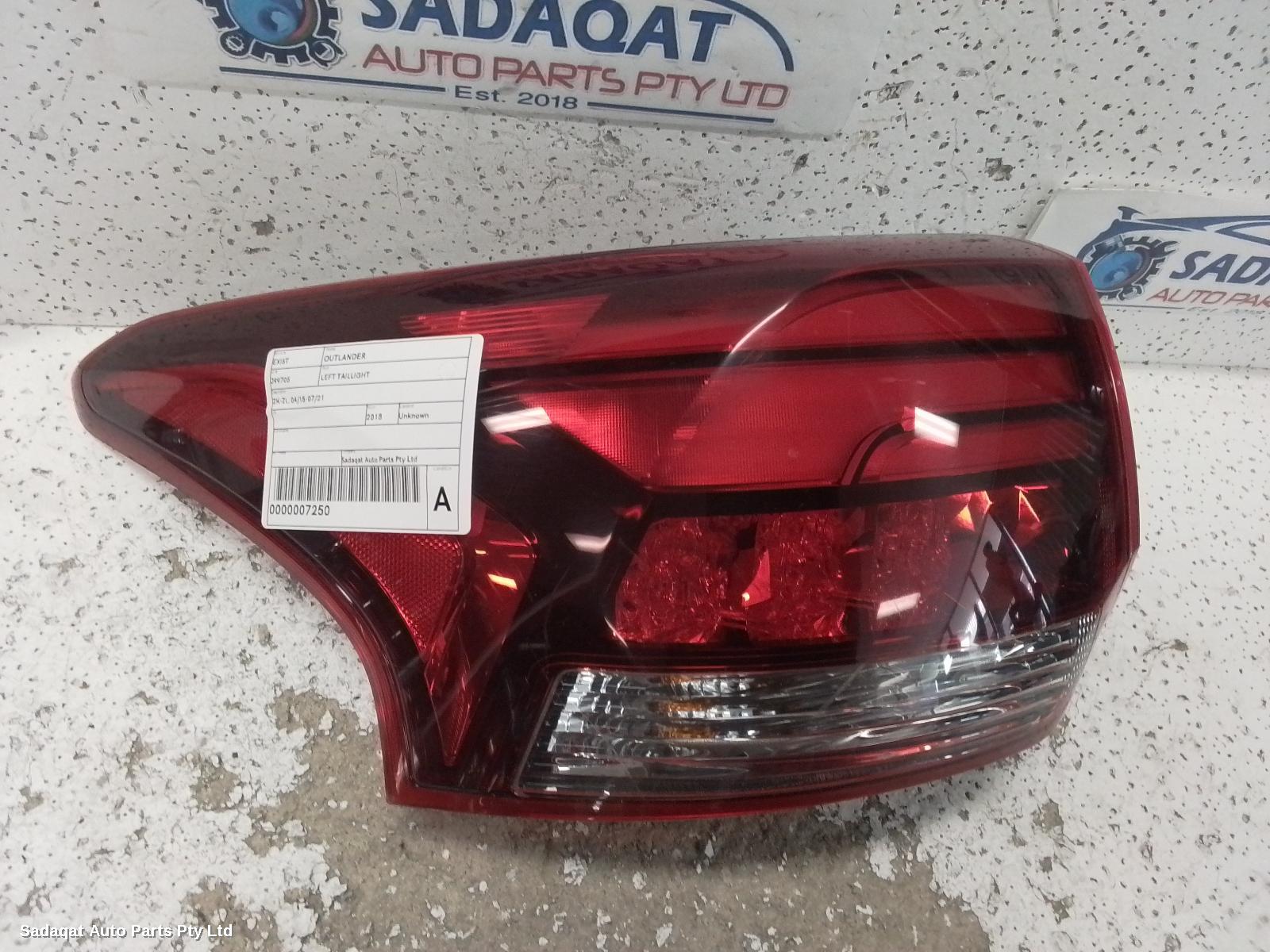 Mitsubishi Outlander Left Taillight