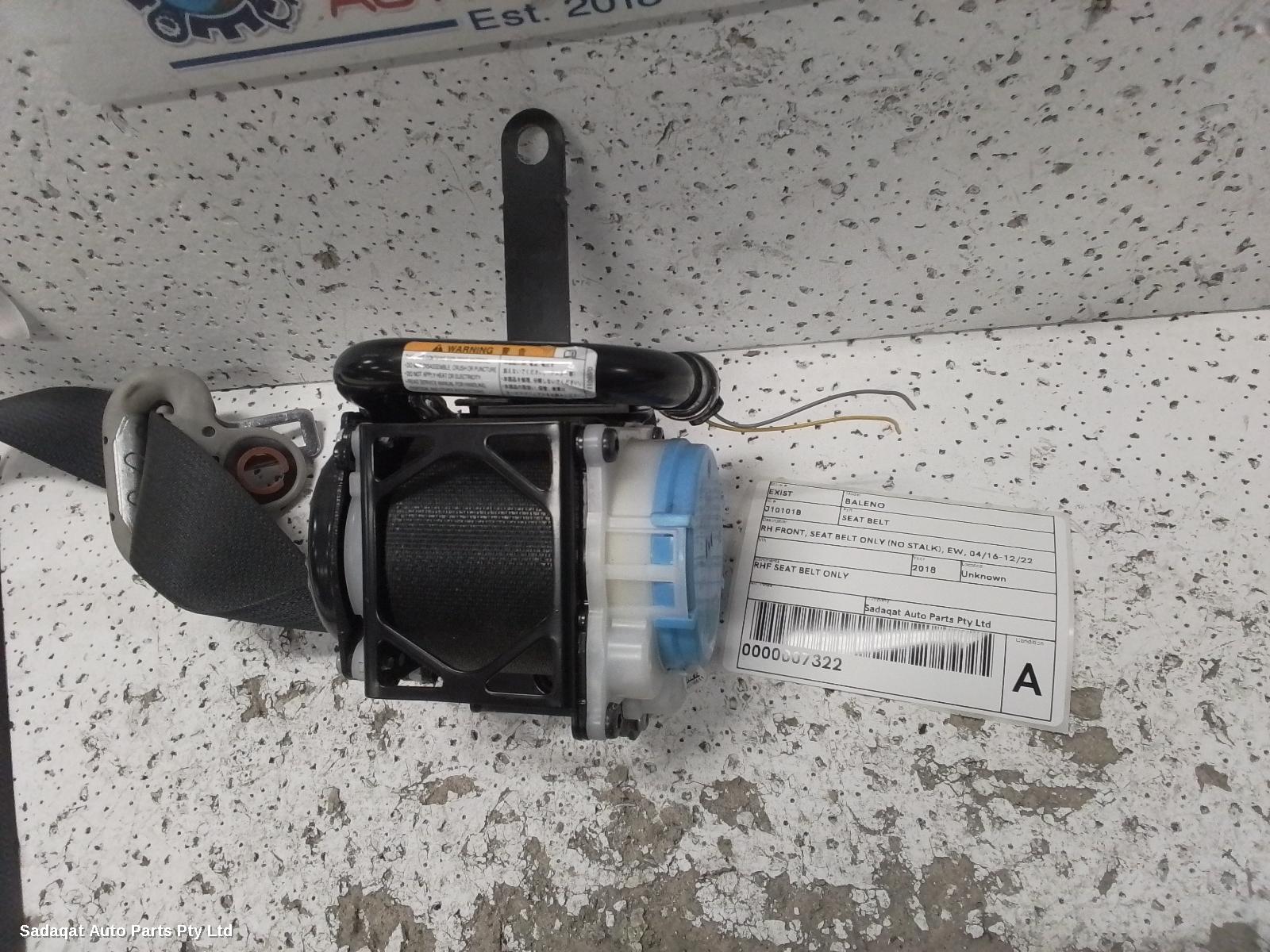 Suzuki Baleno Seatbelt/stalk