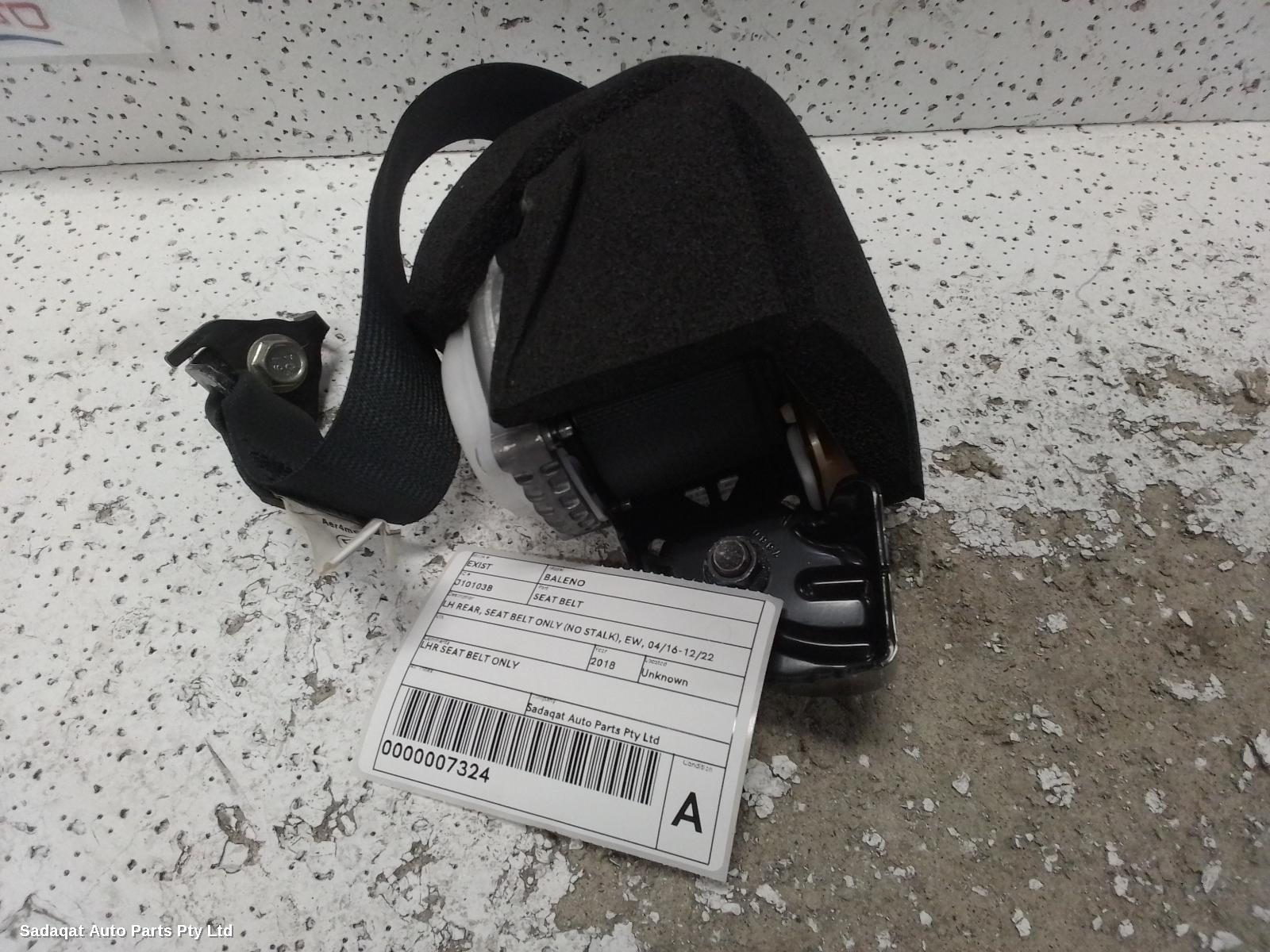 Suzuki Baleno Seatbelt/stalk