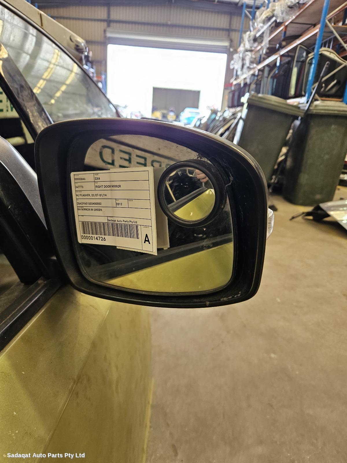 Suzuki Sx4 Right Door Mirror