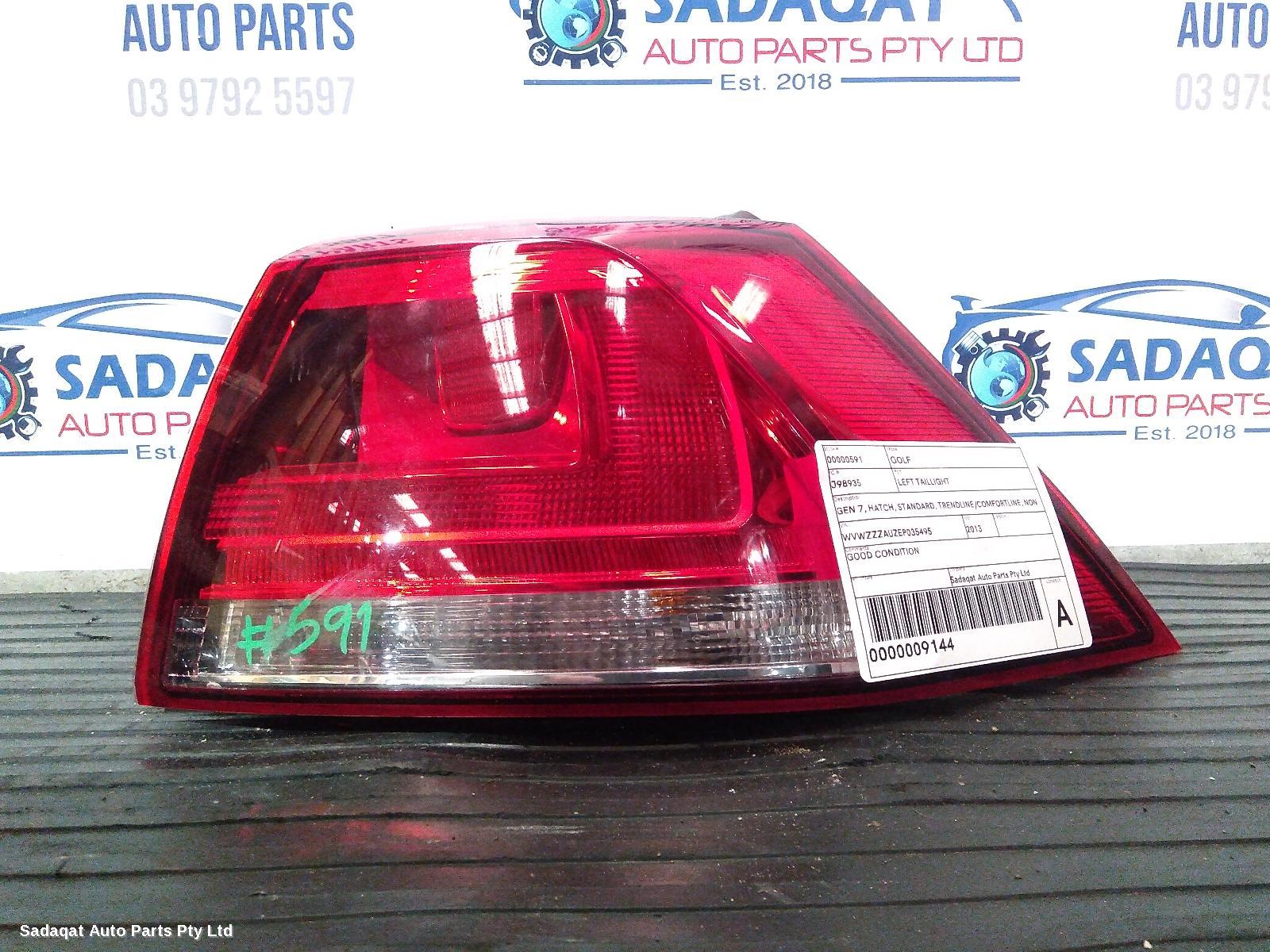 Volkswagen Golf Left Taillight