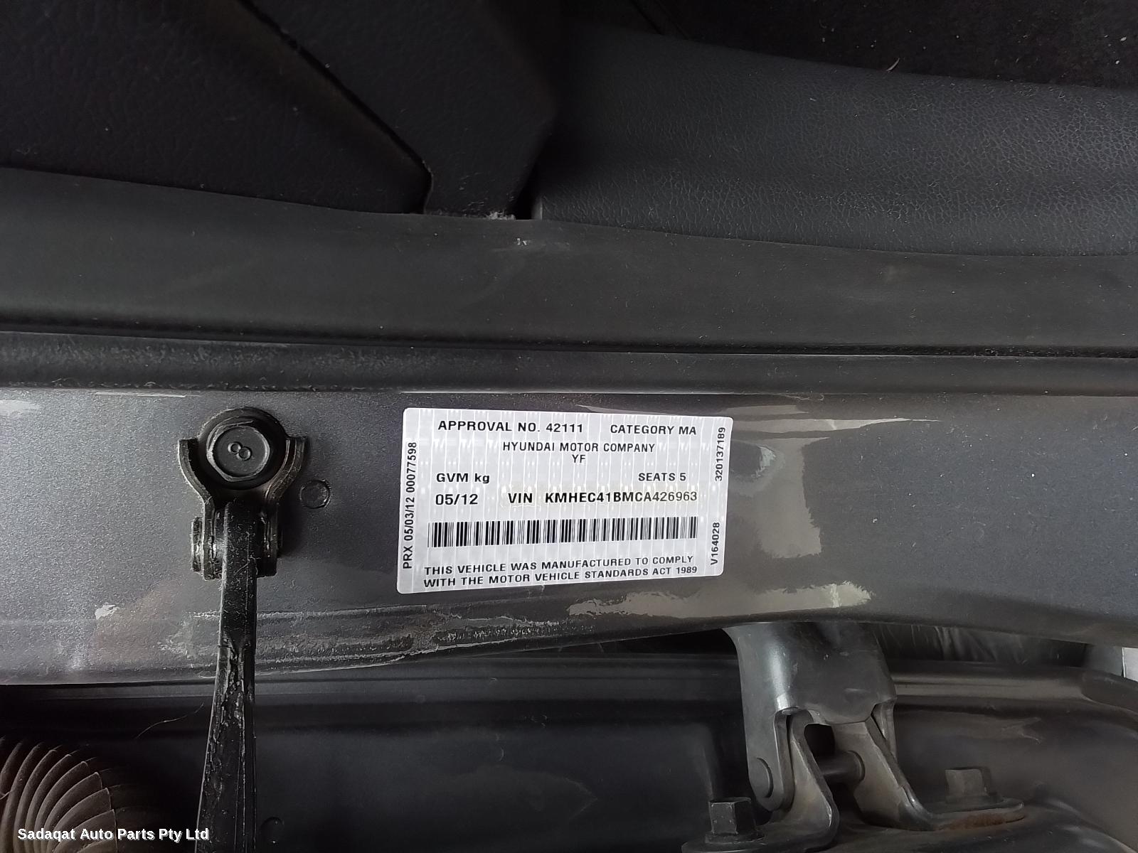 Hyundai I45 Bonnet Lock/support