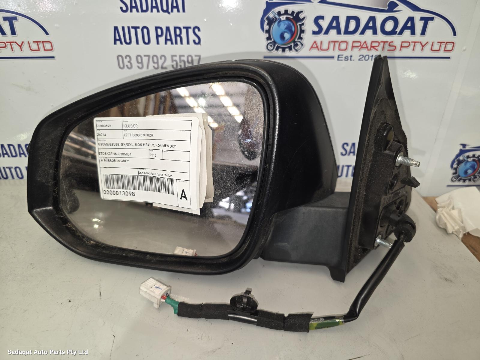 Toyota Kluger Left Door Mirror