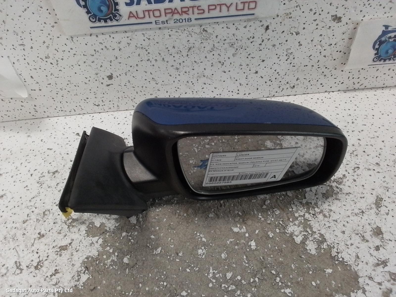 Mitsubishi Lancer Right Door Mirror
