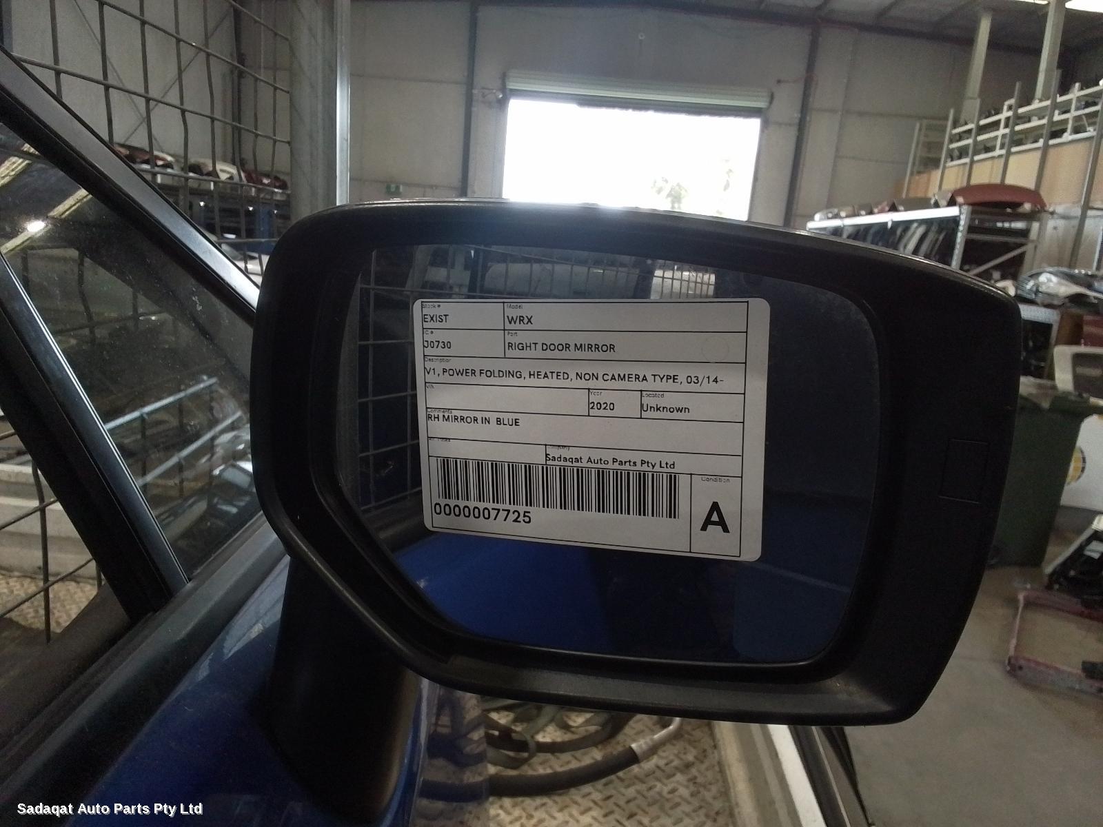 Subaru Wrx Right Door Mirror