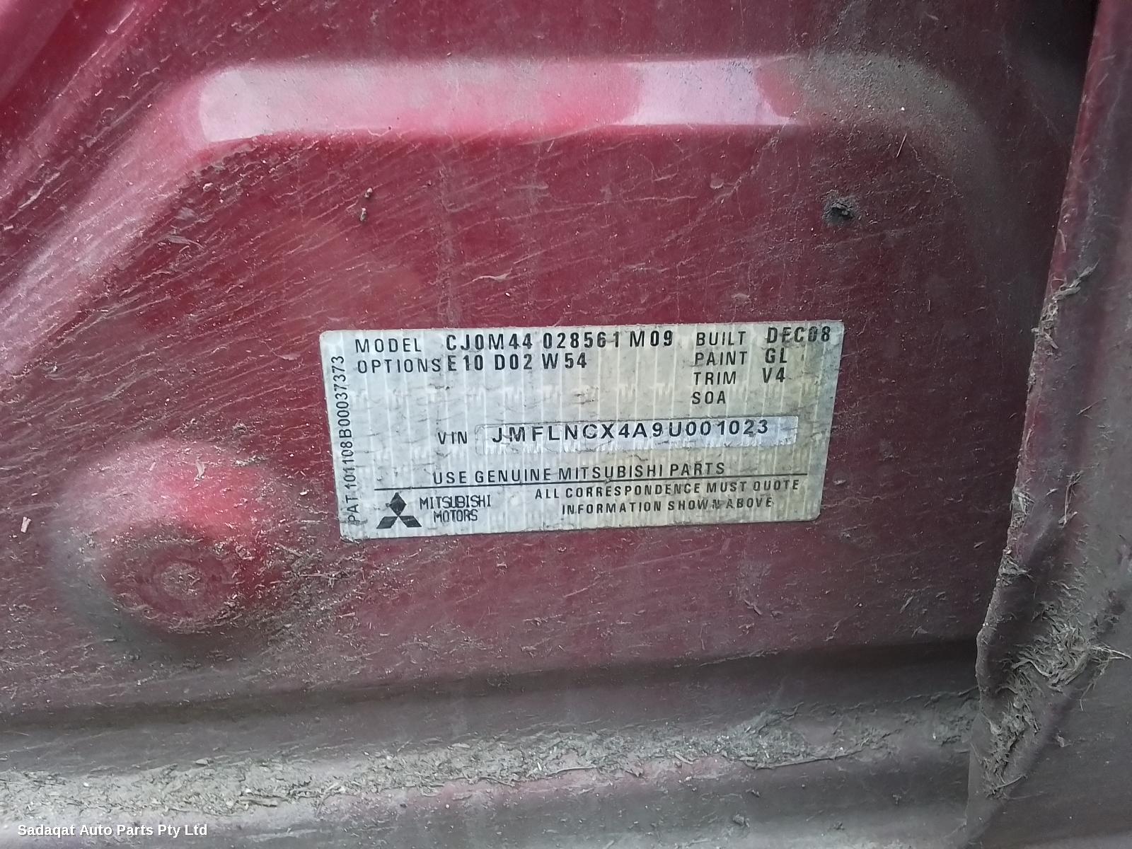 Mitsubishi Lancer Left Door Mirror