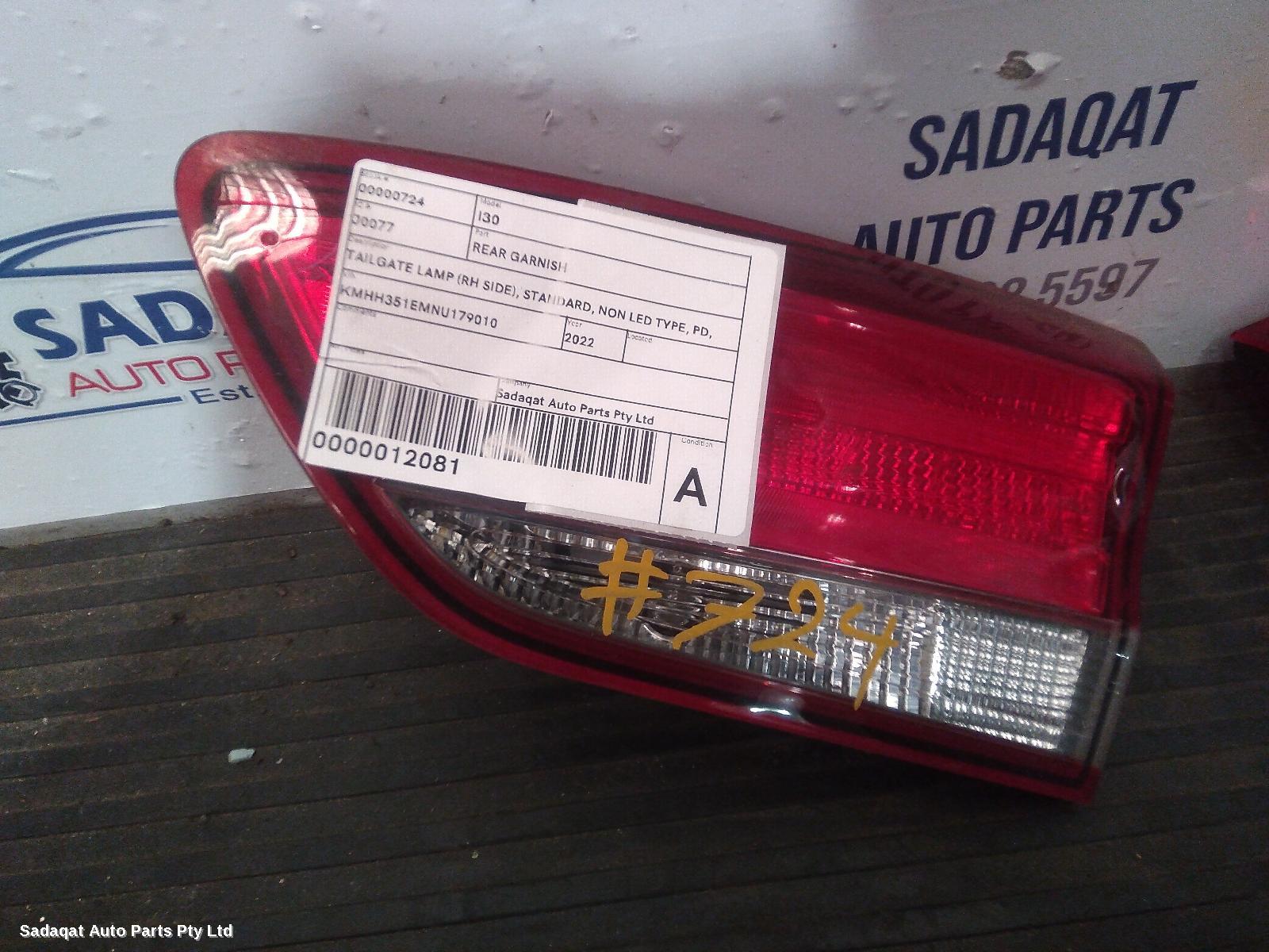 Hyundai I30 Rear Garnish