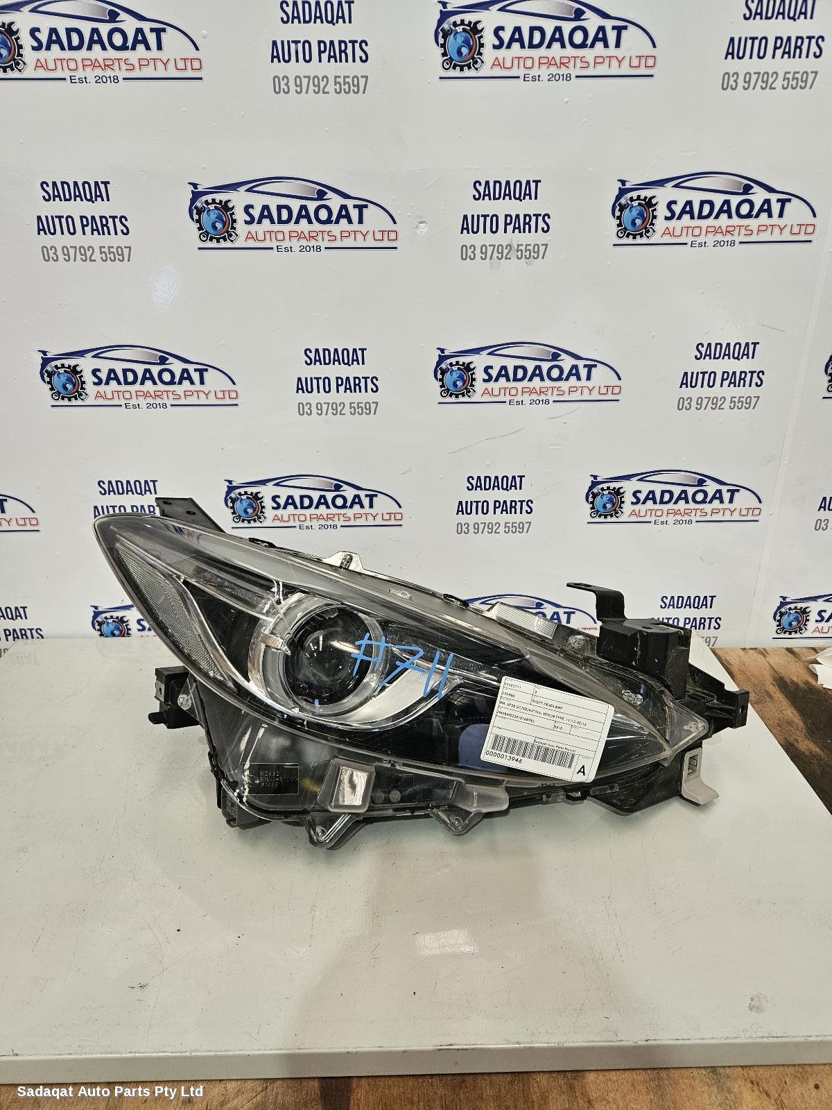 Mazda 3 Right Headlamp