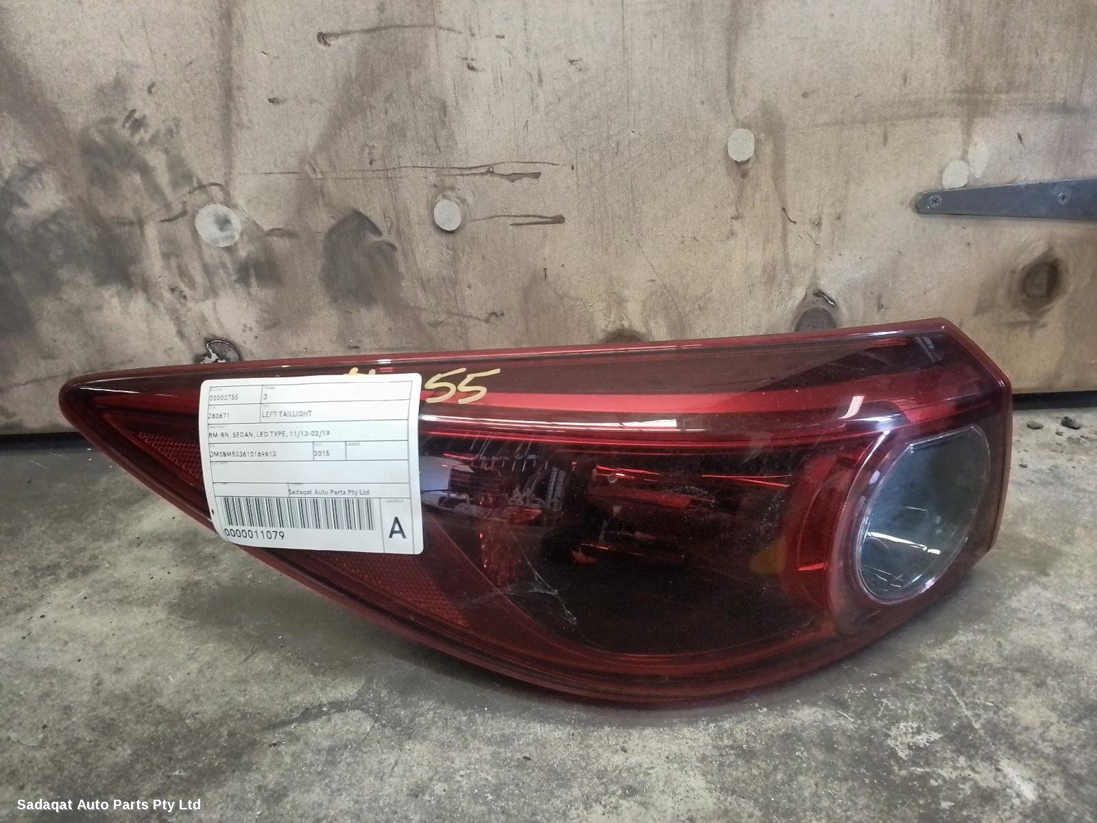 Mazda 3 Left Taillight