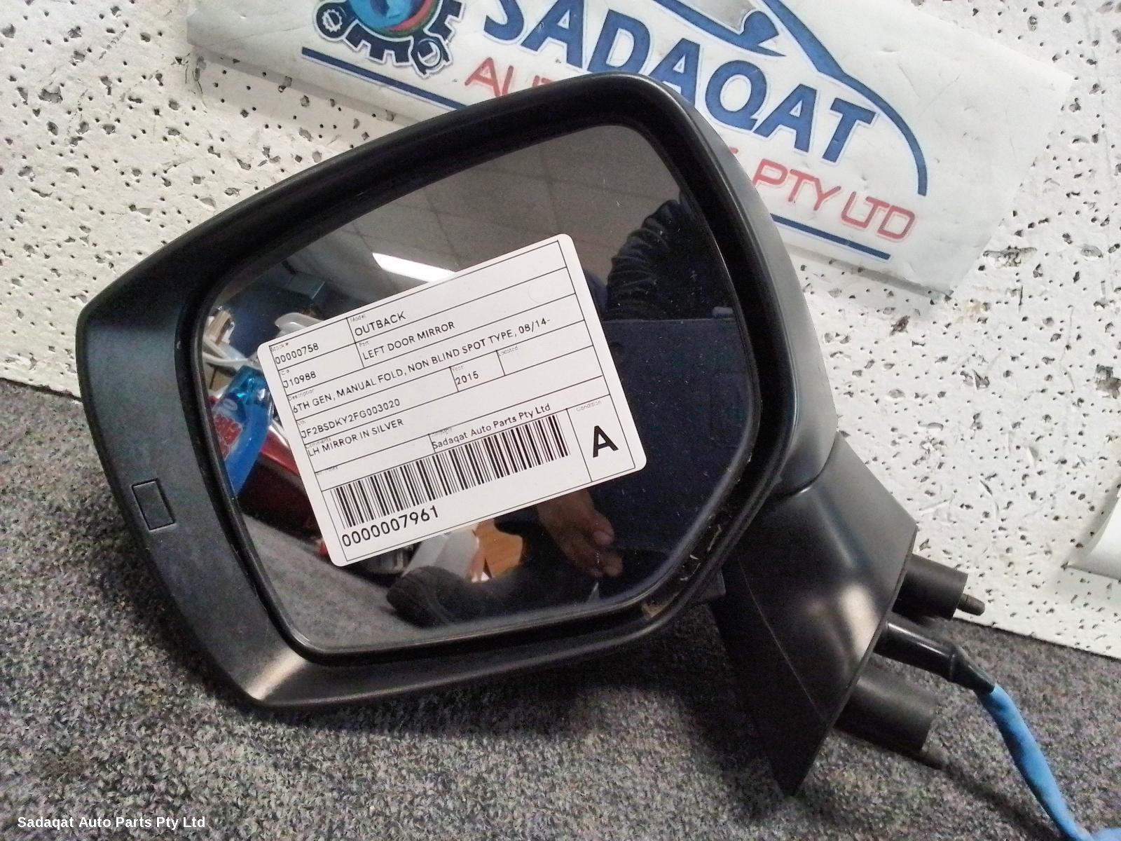 Subaru Outback Left Door Mirror