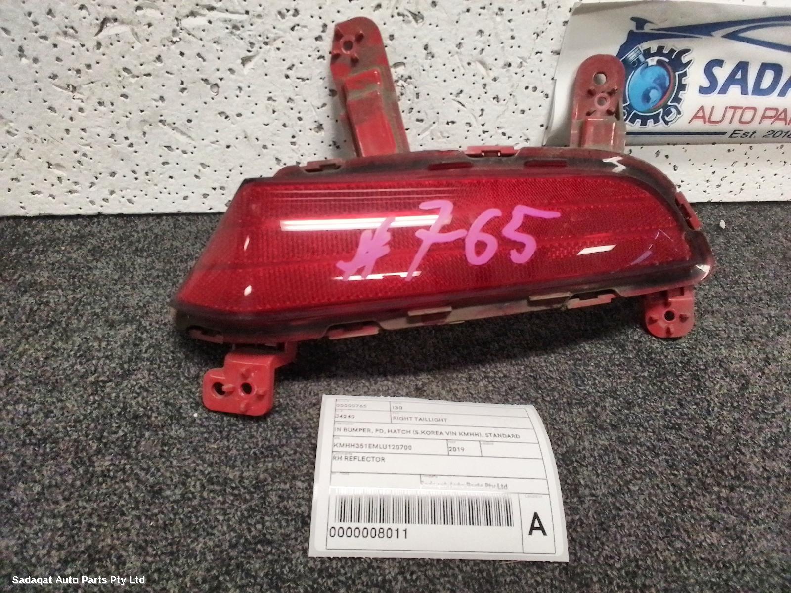 Hyundai I30 Right Taillight