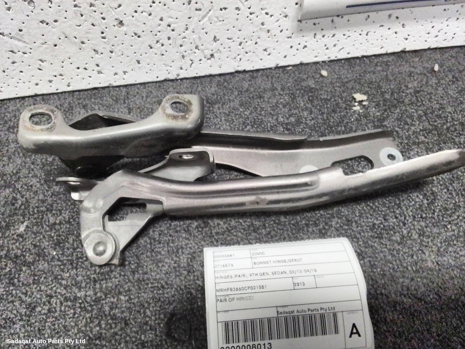Honda Civic Bonnet Hinge/strut