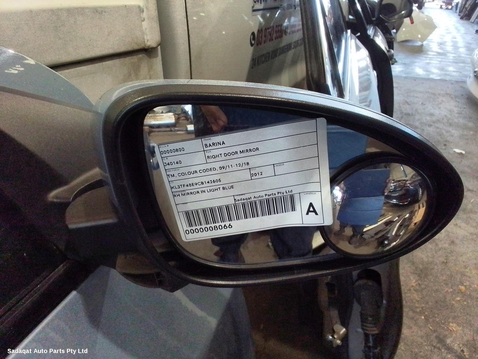 Holden Barina Right Door Mirror