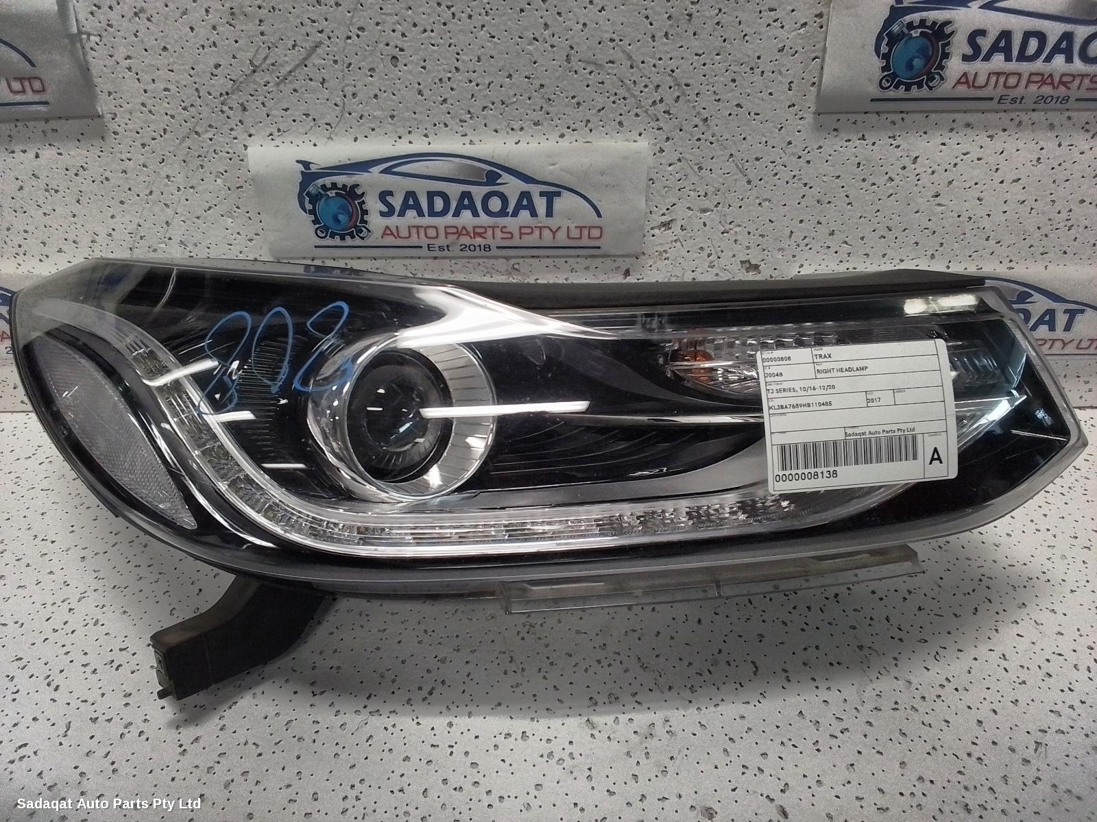 Holden Trax Right Headlamp