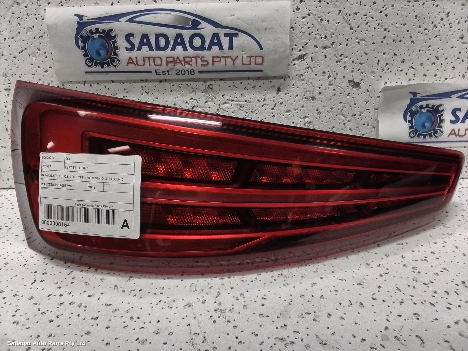 Audi Q3 Left Taillight