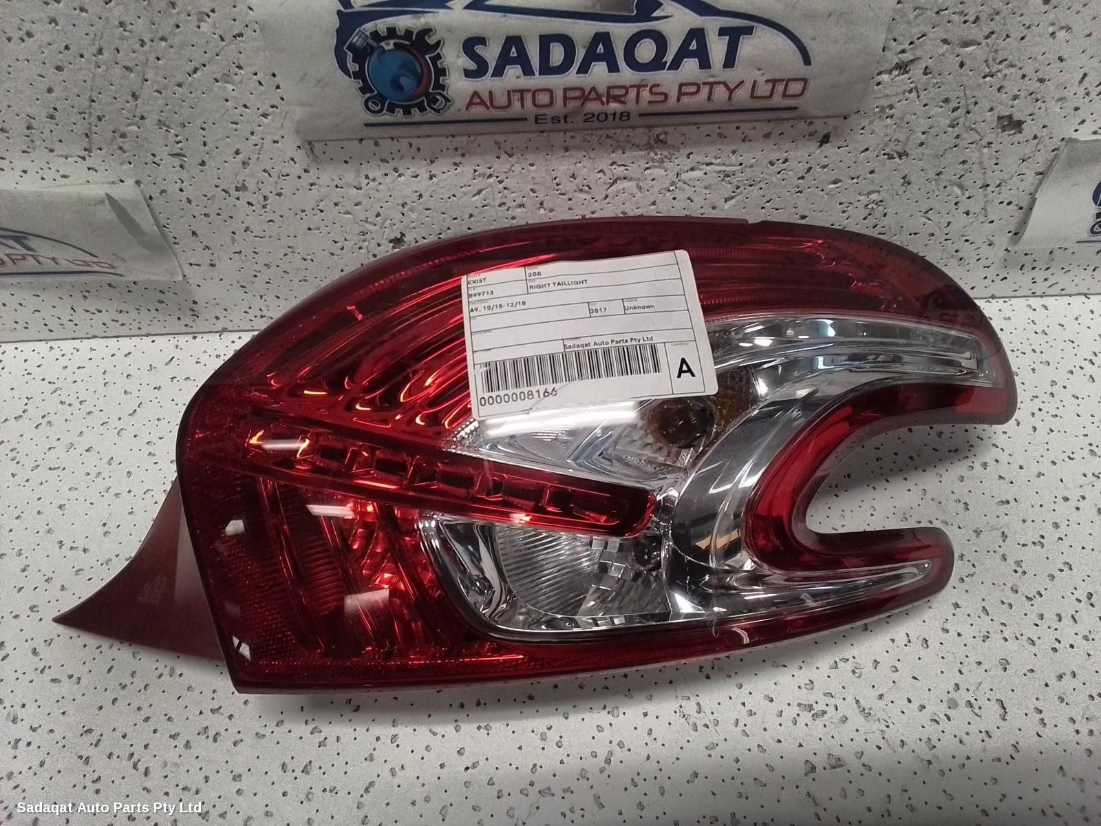 Peugeot 208 Right Taillight