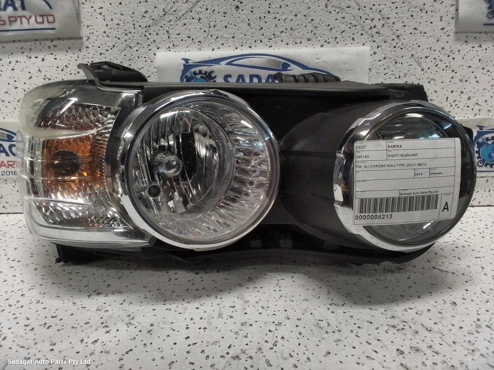 Holden Barina Right Headlamp