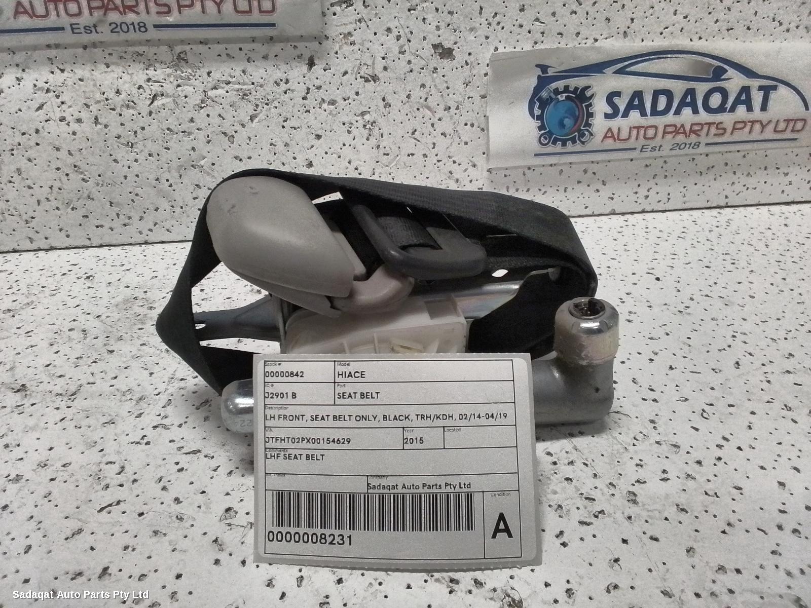 Toyota Hiace Seatbelt/stalk