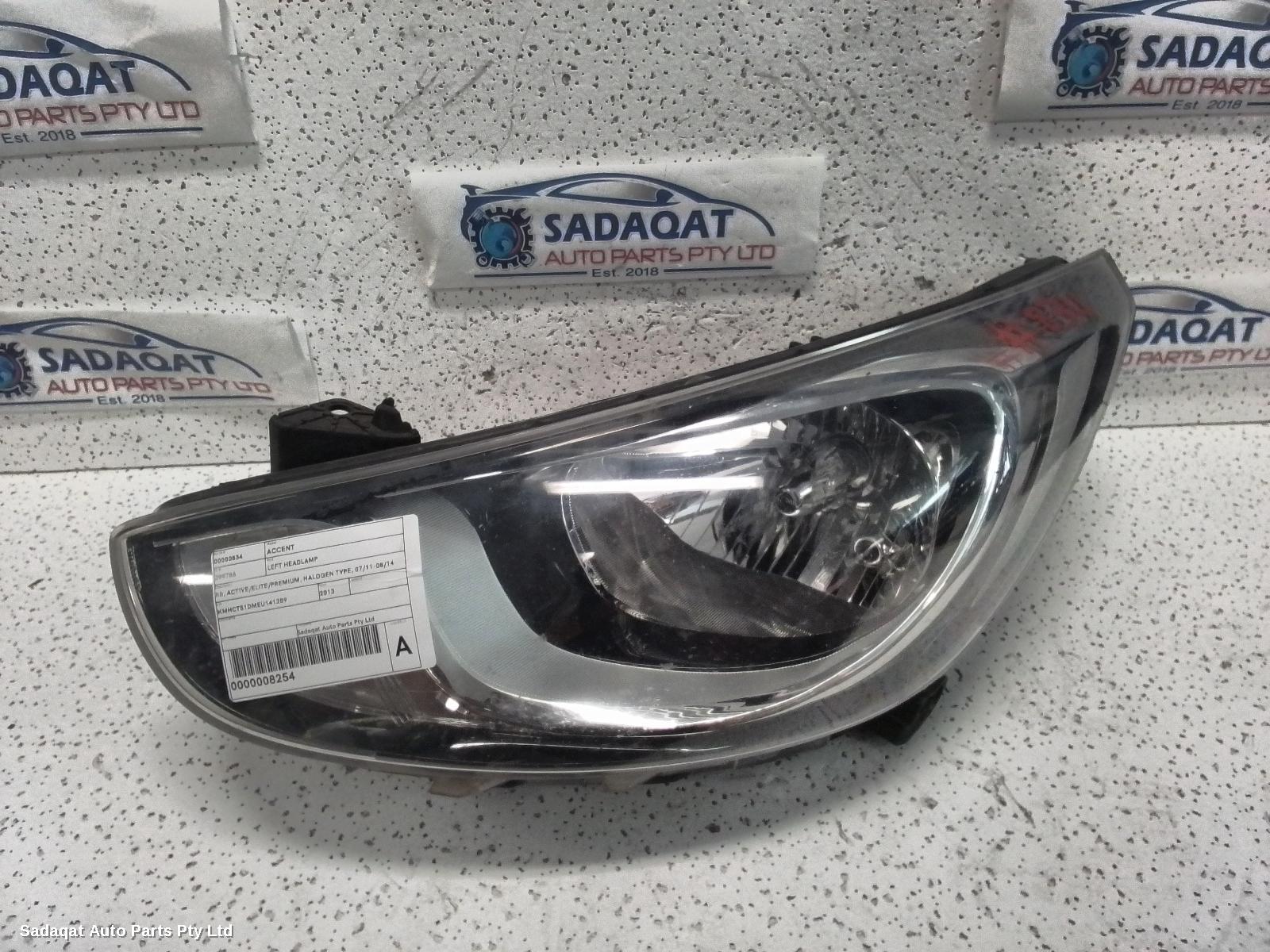 Hyundai Accent Left Headlamp