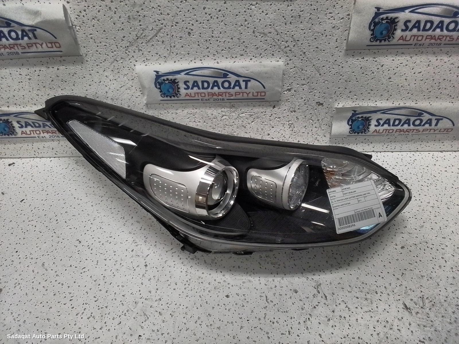 Kia Sportage Right Headlamp