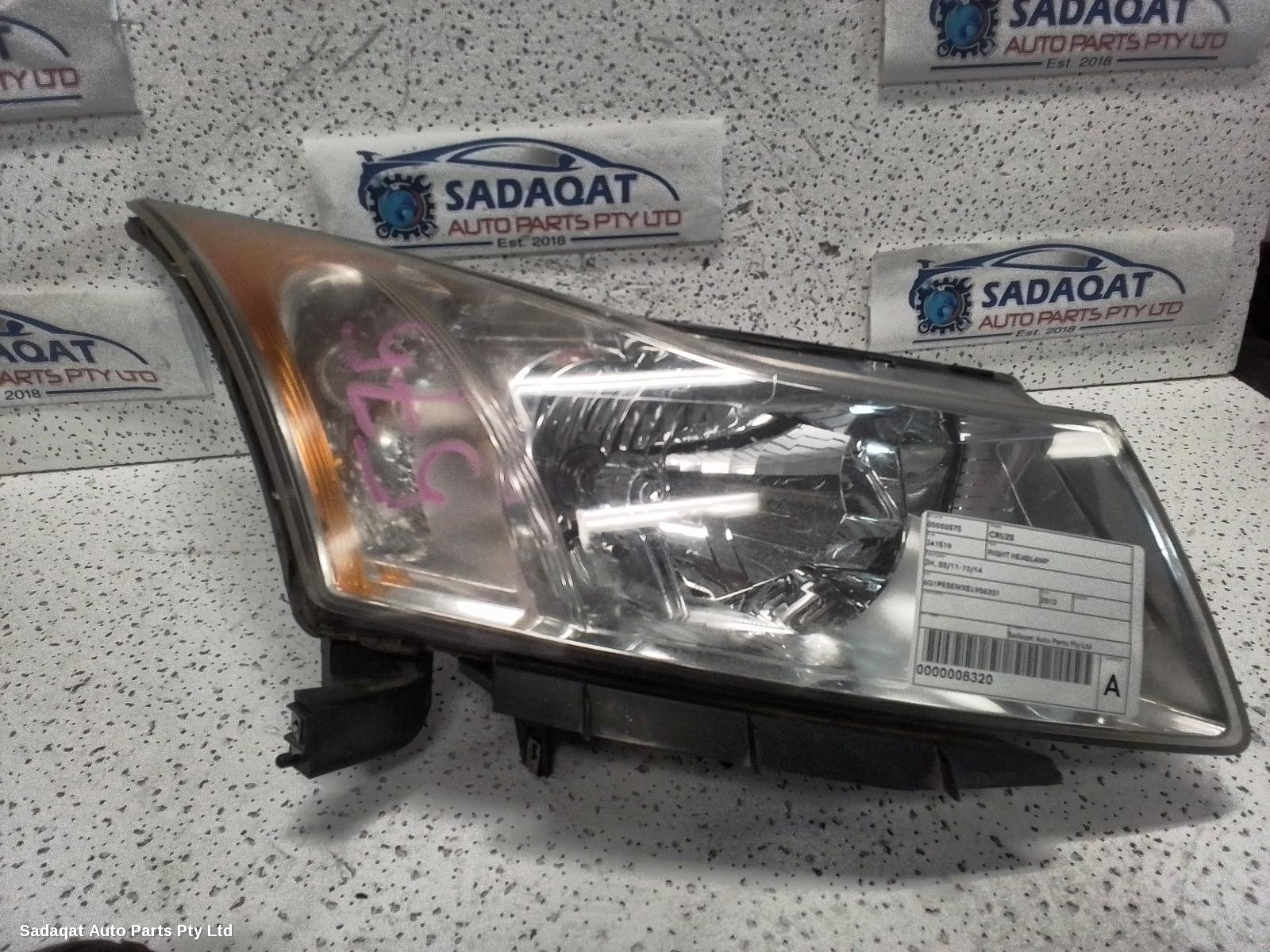 Holden Cruze Right Headlamp