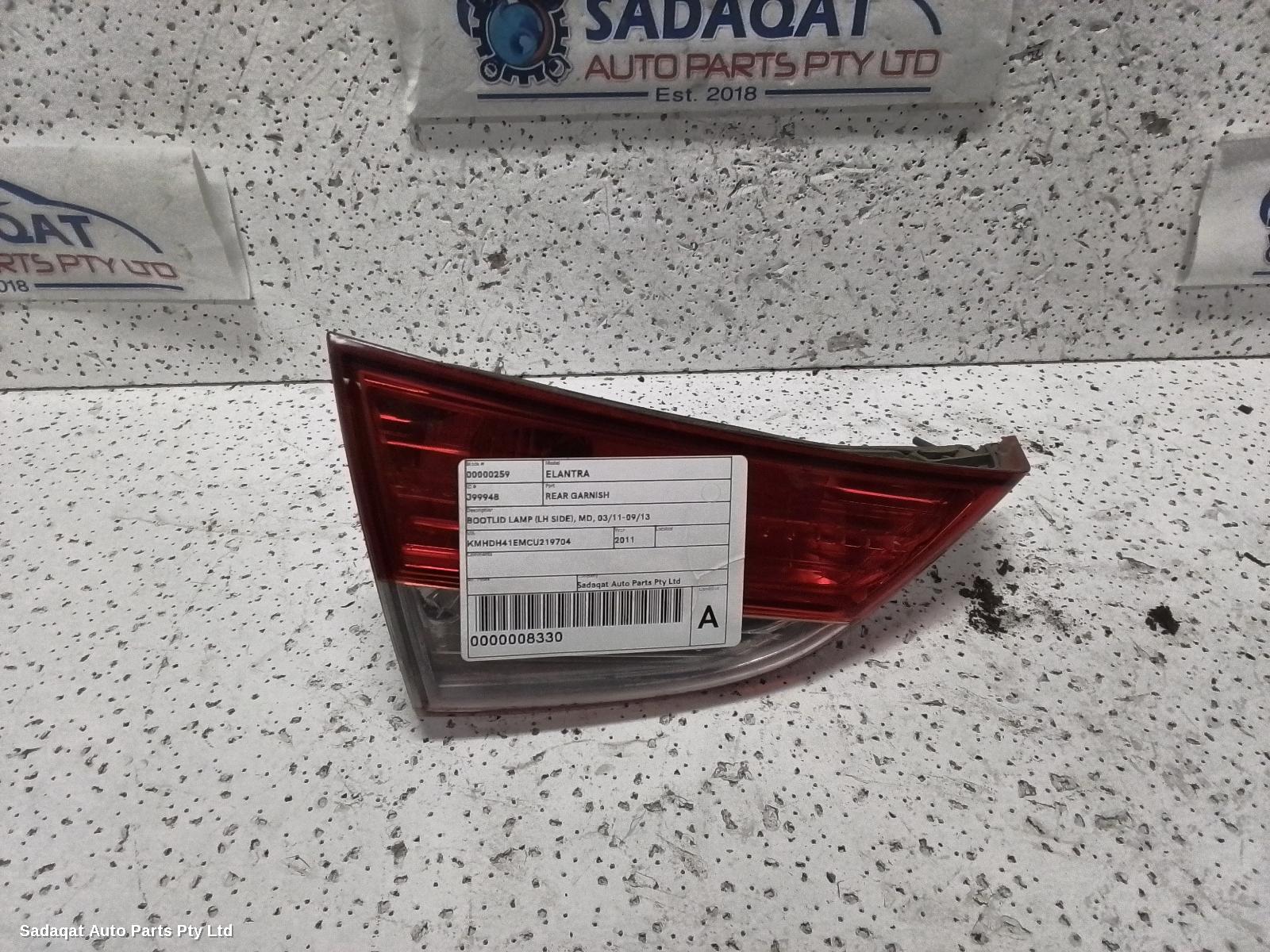 Hyundai Elantra Rear Garnish