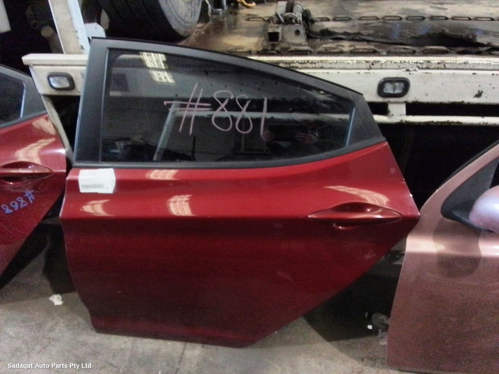 Hyundai Elantra Left Rear Door/sliding