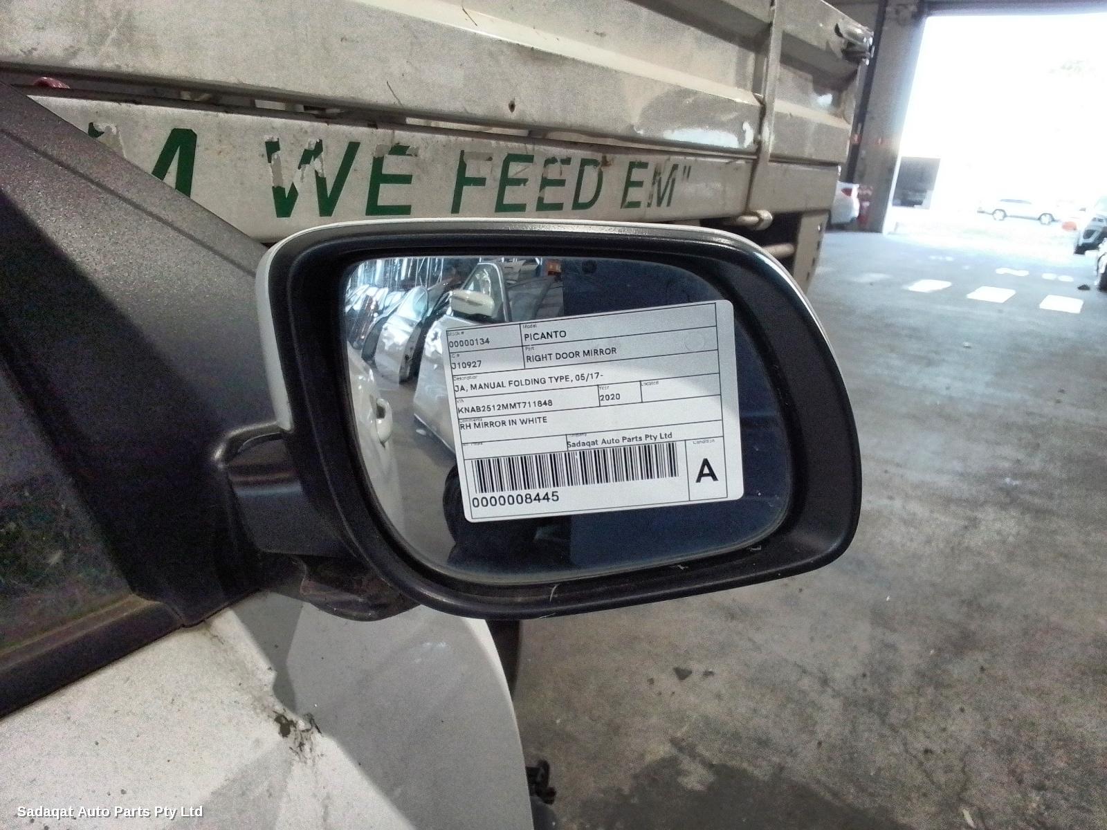 Kia Picanto Right Door Mirror