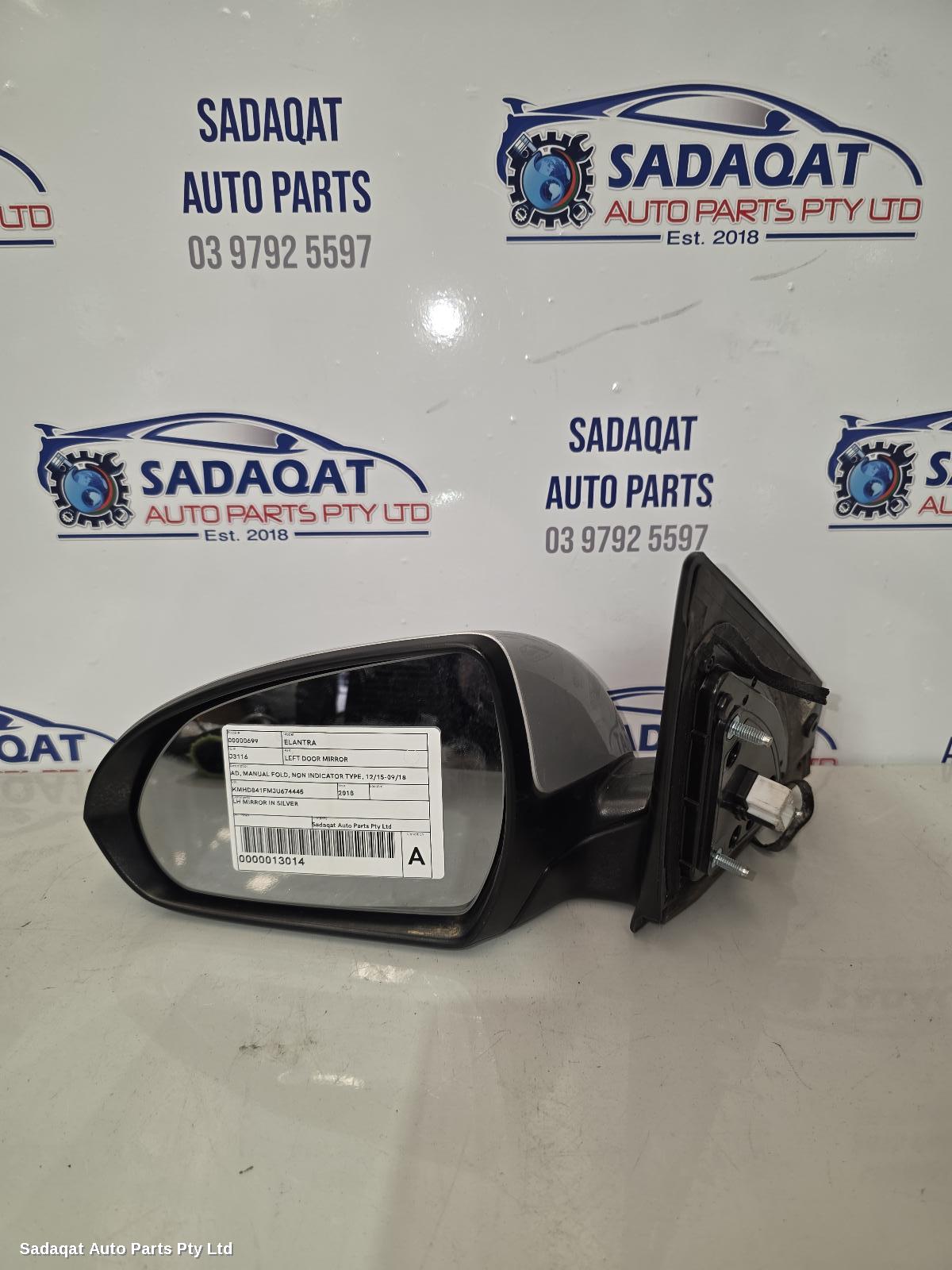 Hyundai Elantra Left Door Mirror