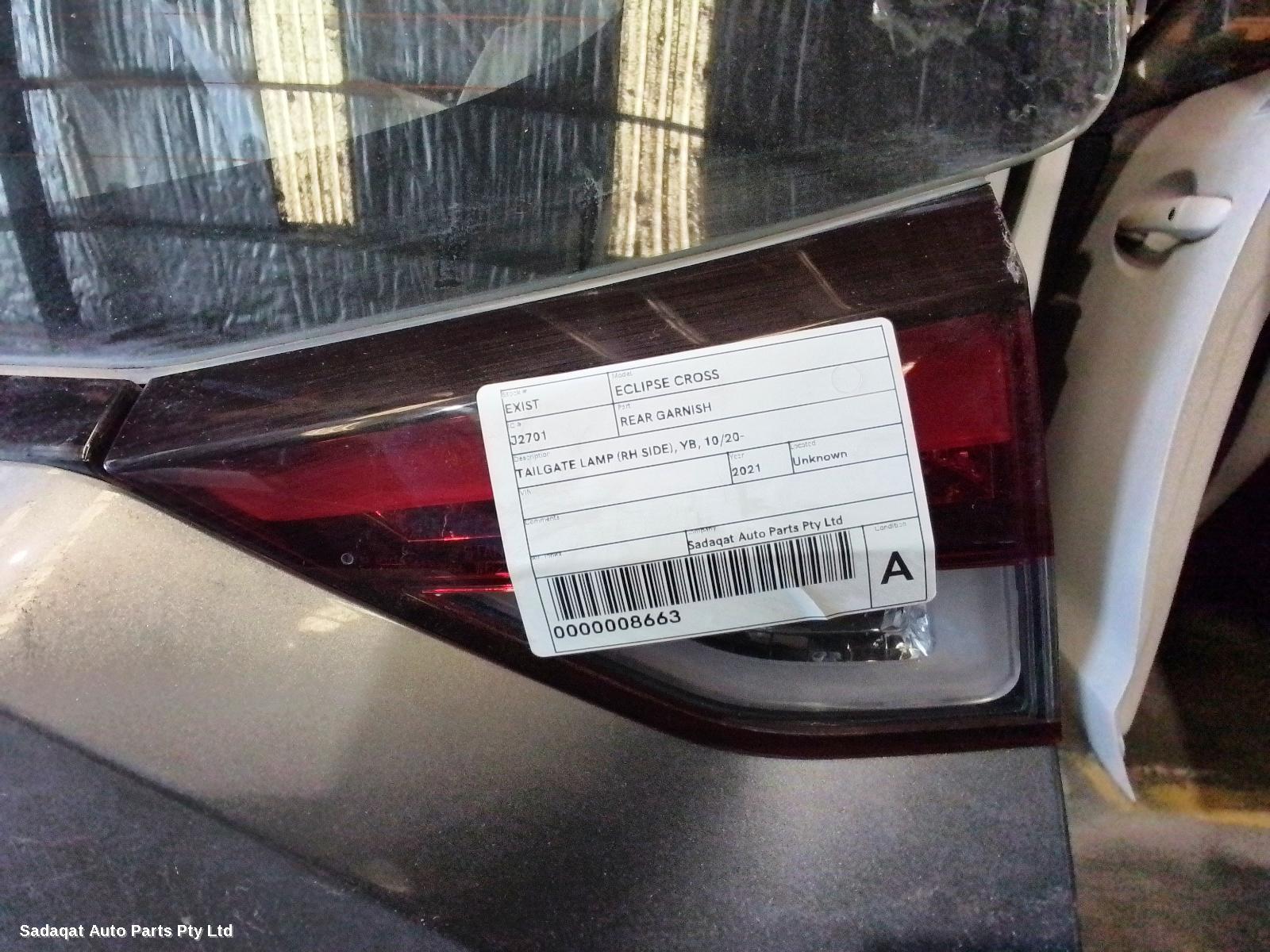 Mitsubishi Eclipse Cross Rear Garnish