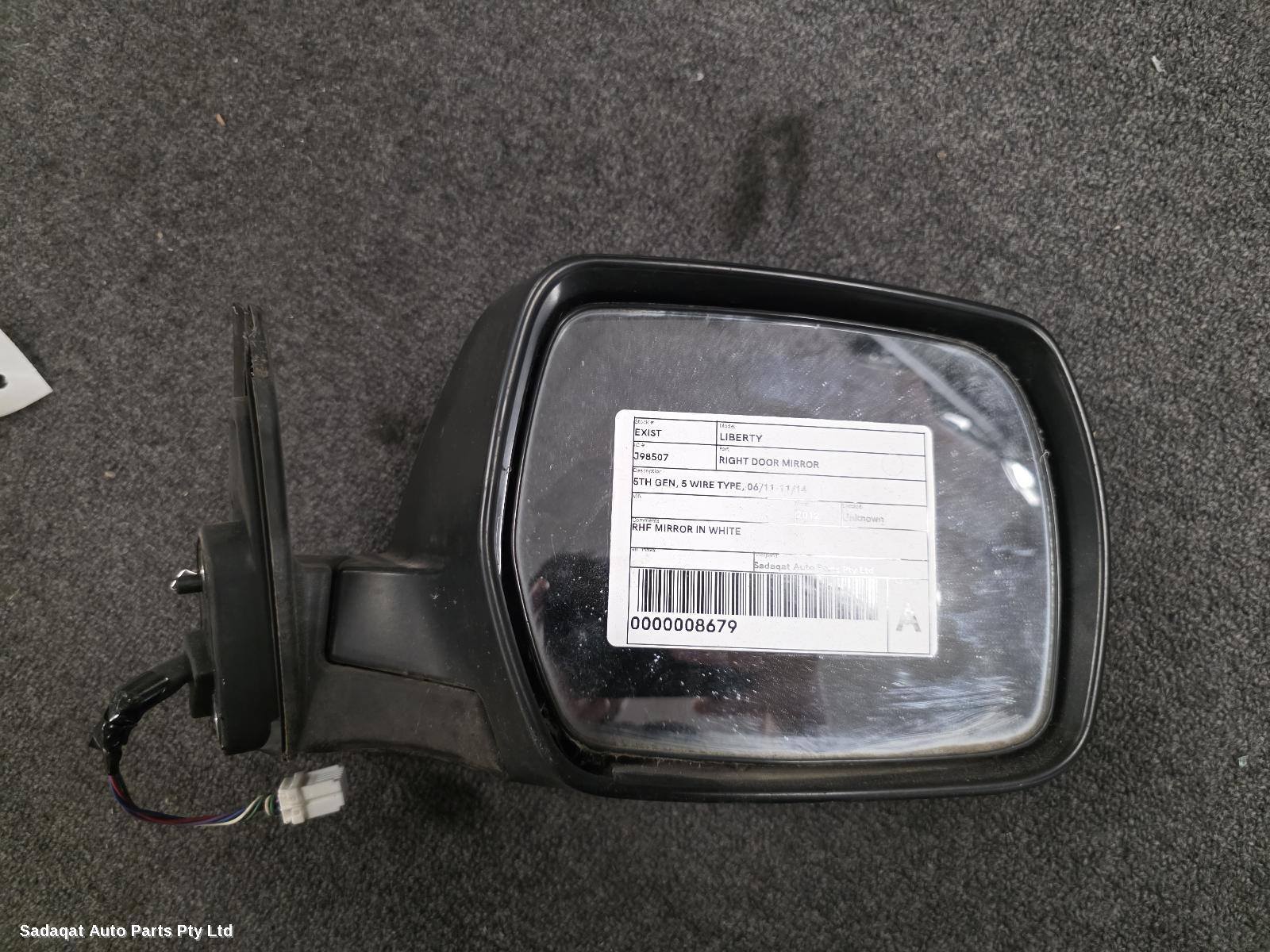 Subaru Liberty Right Door Mirror