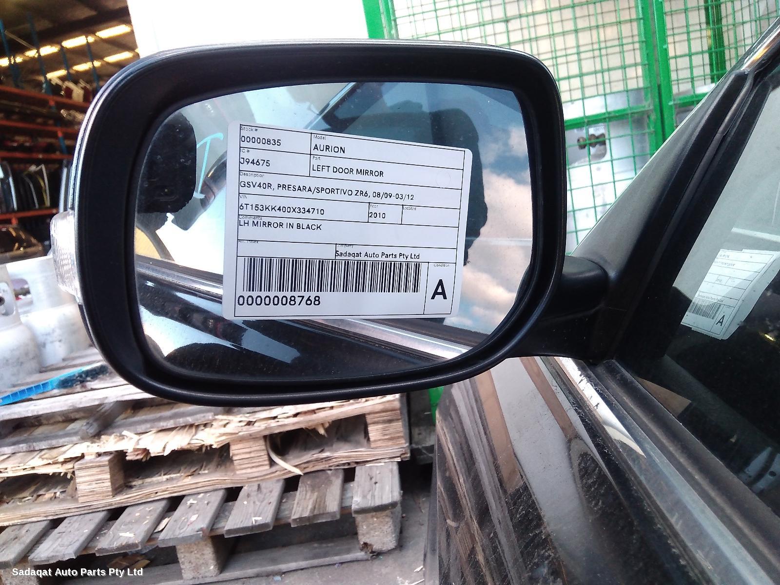 Toyota Aurion Left Door Mirror