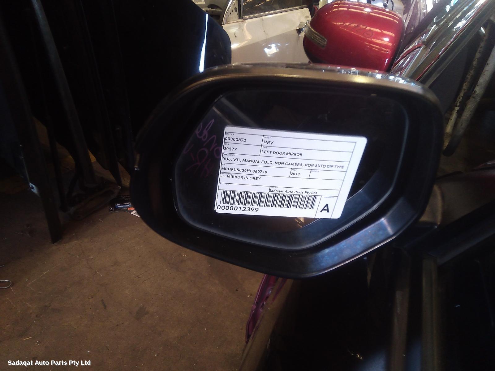 Honda Hrv Left Door Mirror