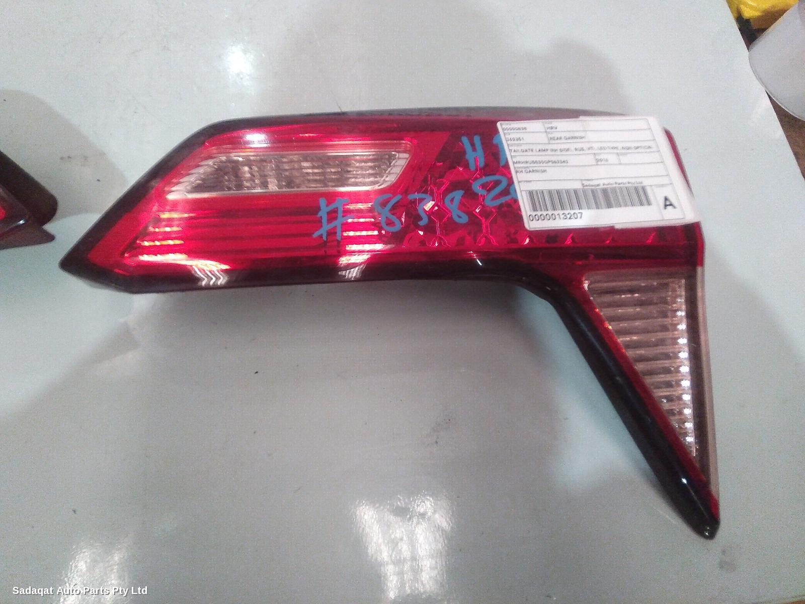 Honda Hrv Rear Garnish