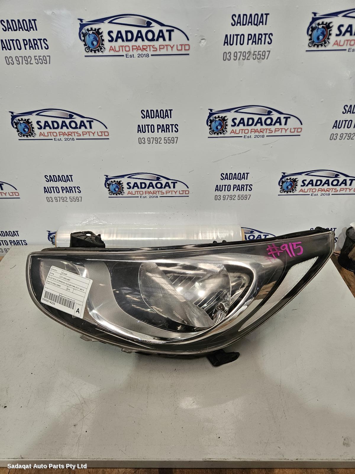 Hyundai Accent Left Headlamp